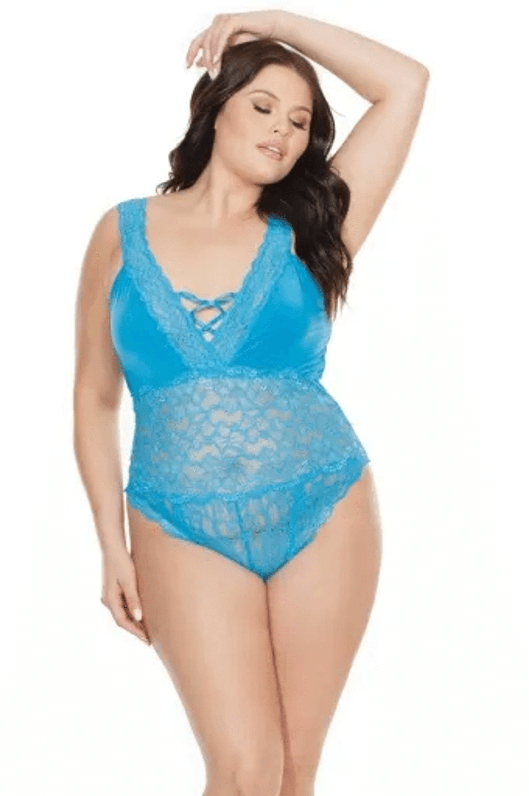 Diva Crotchless Teddy