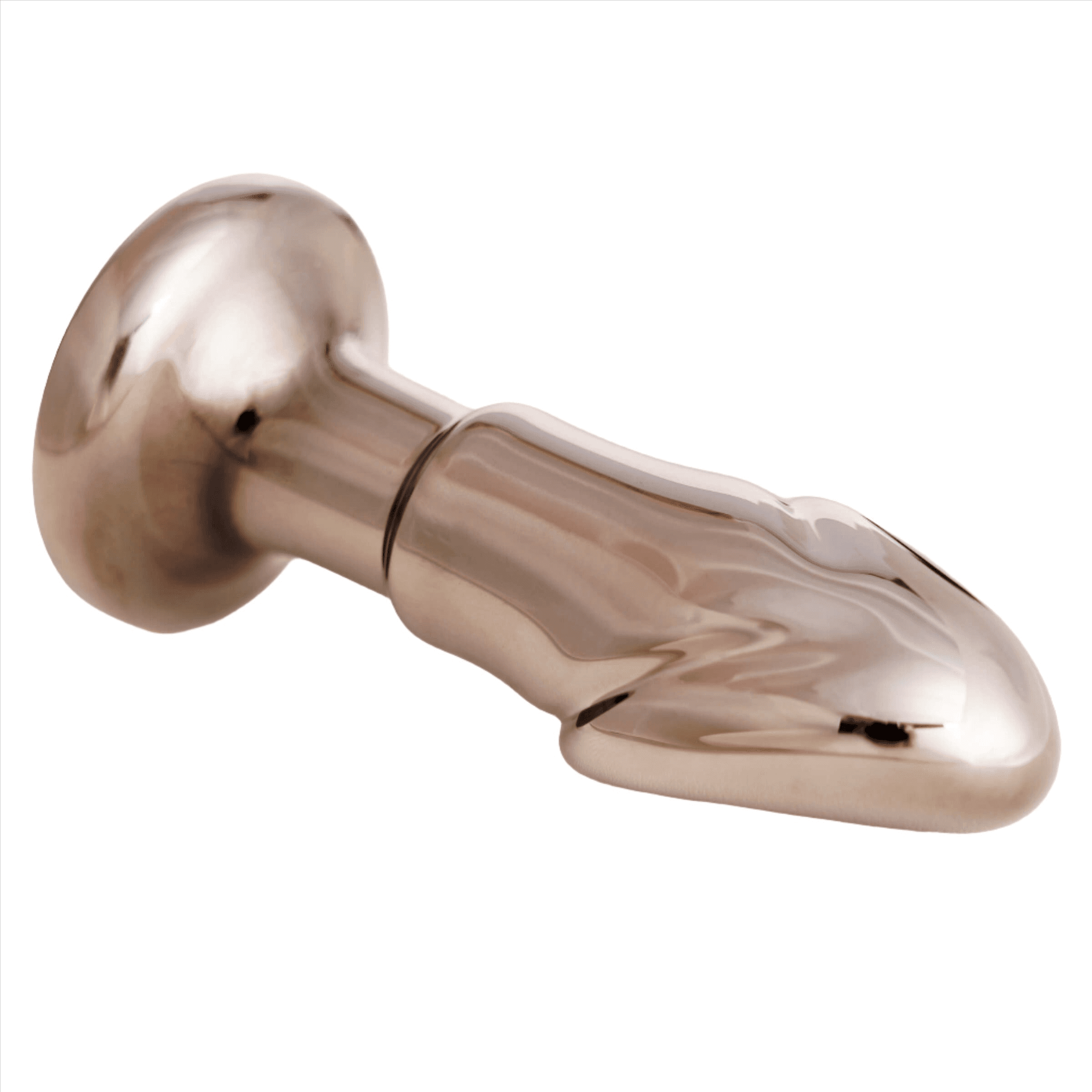 Black Opal Glass Anal Dildo with Rechargeable Vibrator