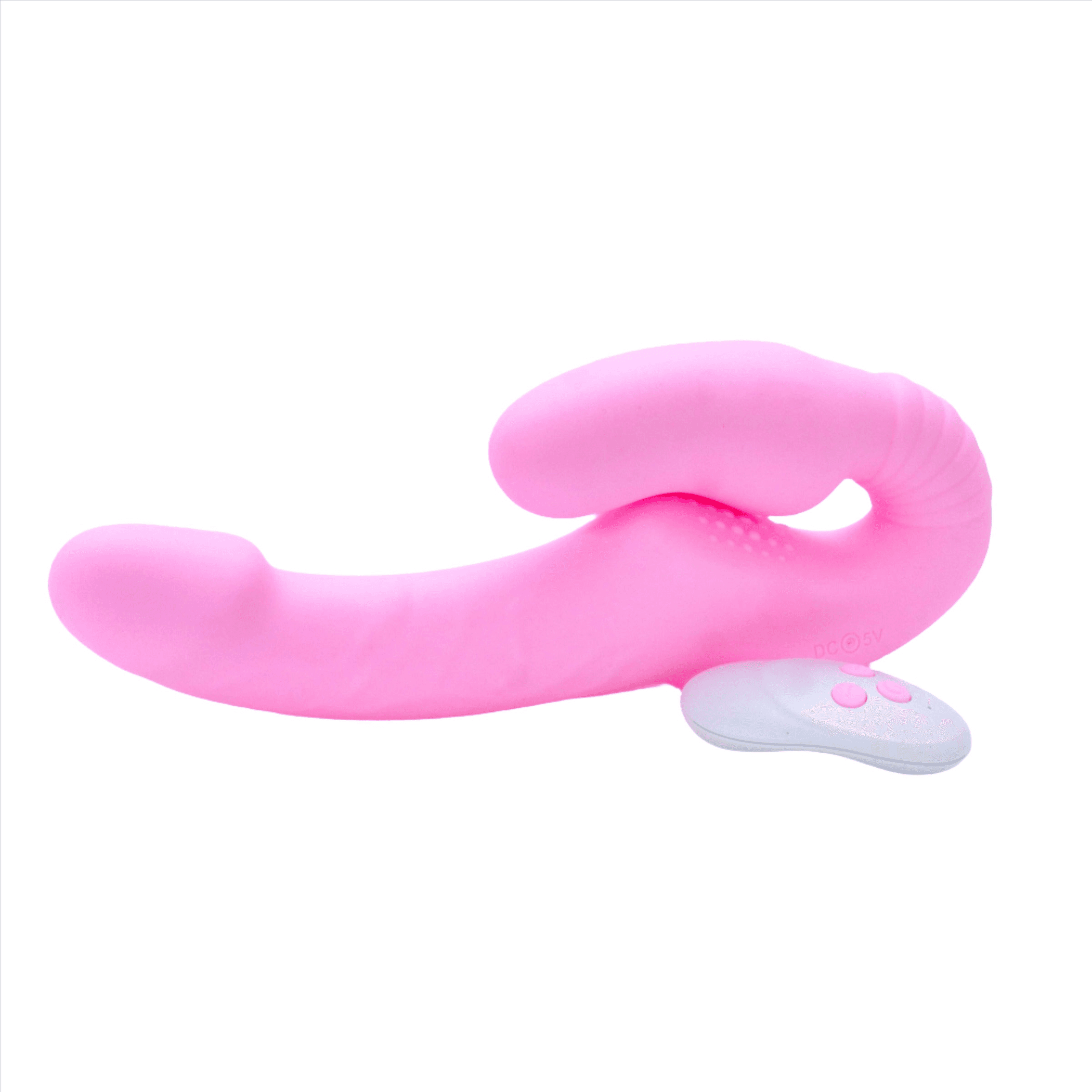 Togetherness Silicone Strapless Strap-On with Remote Control