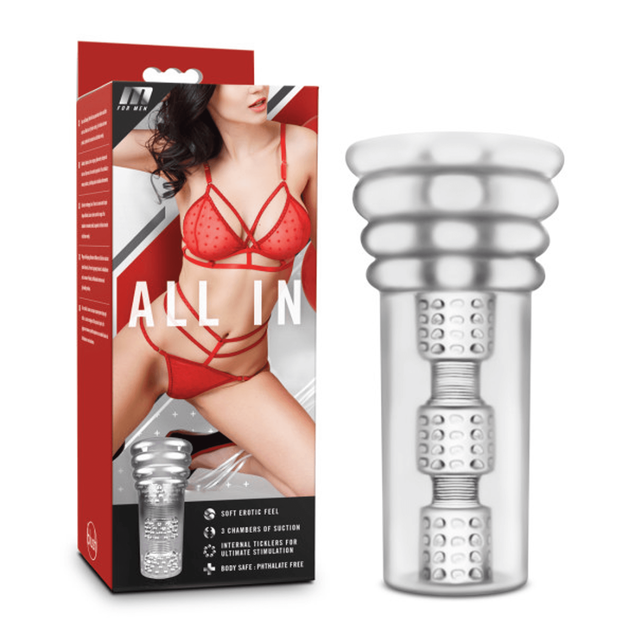 M for Men All In Clear Stroker