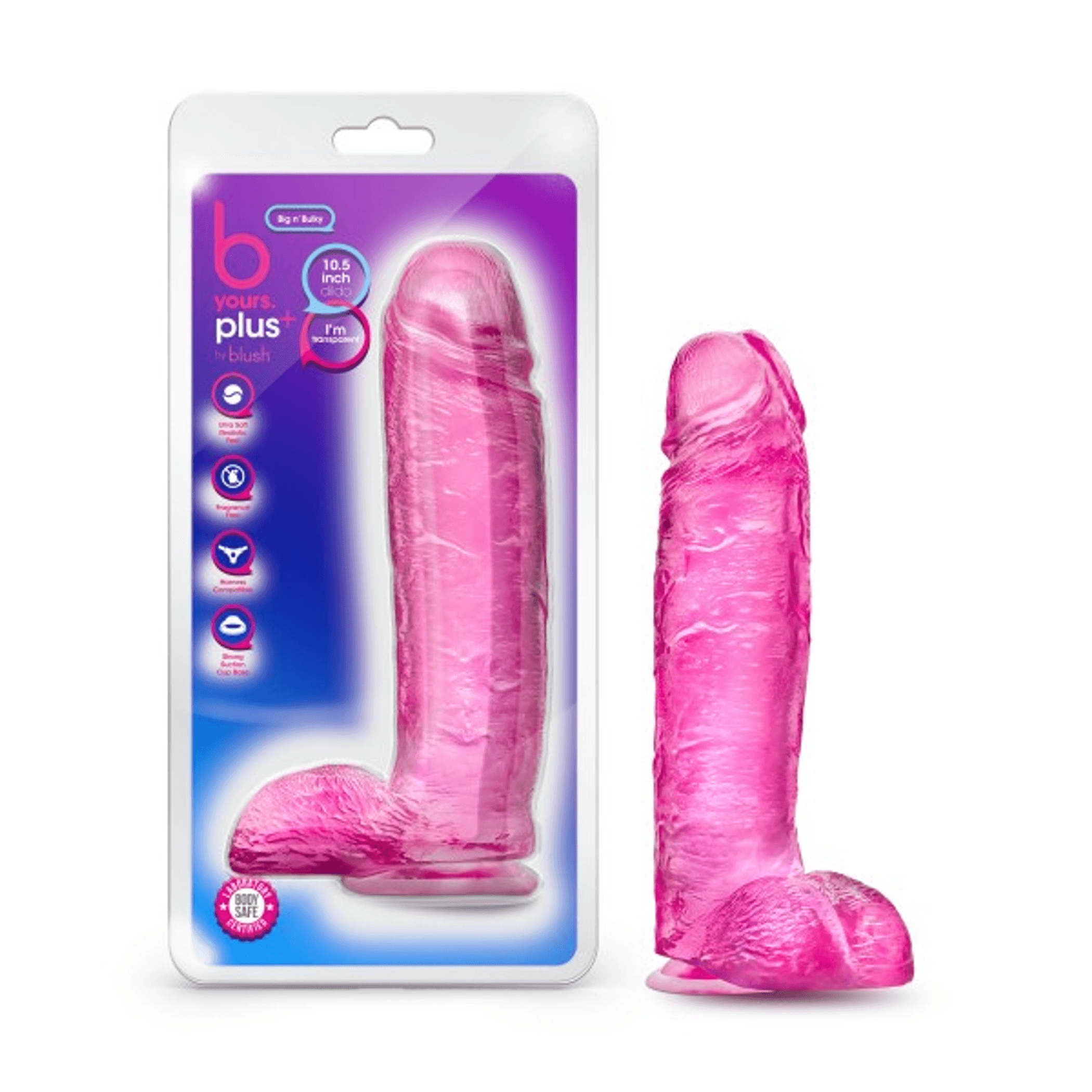 B Yours Plus Big & Bulky Realistic Dildo