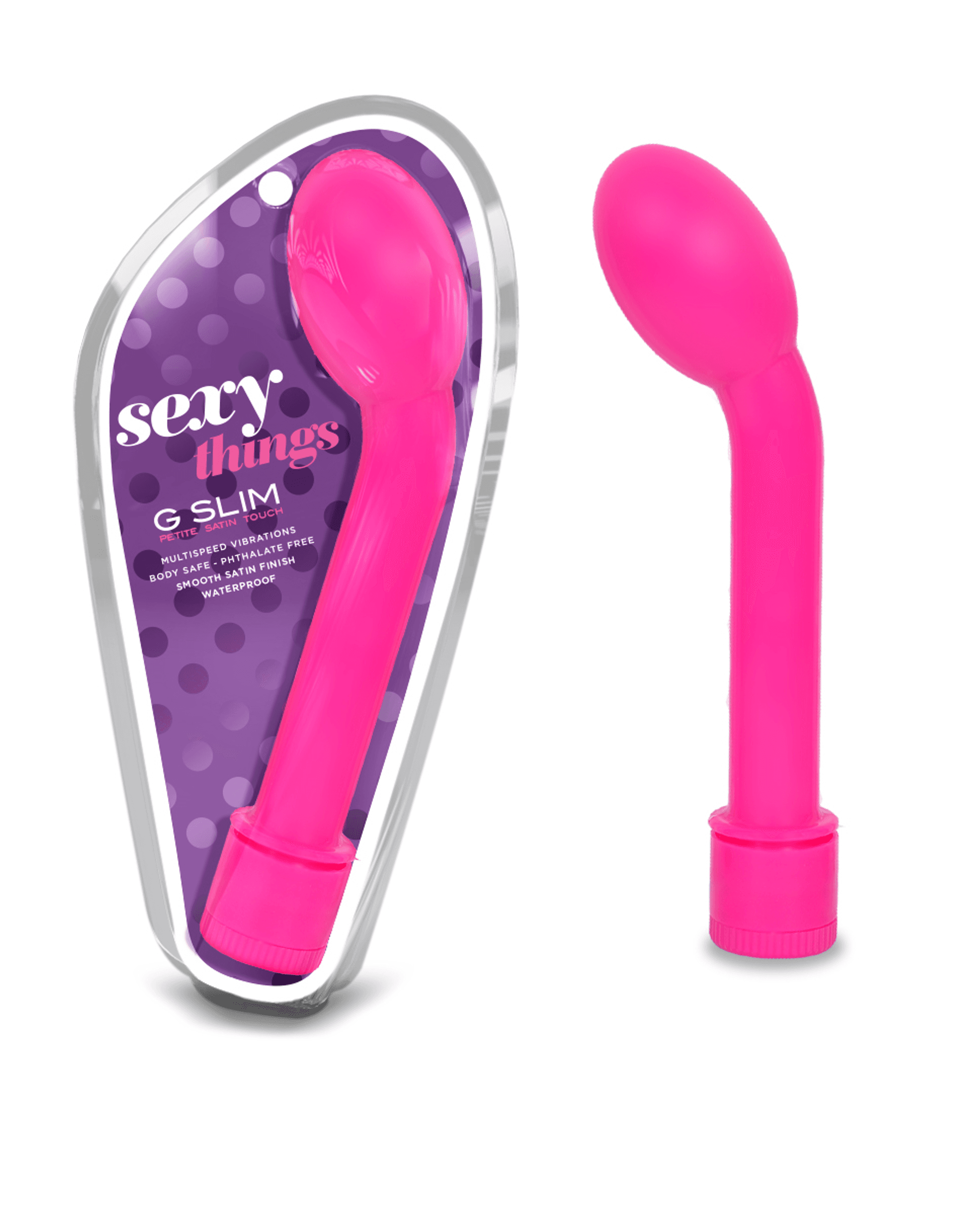 G Slim Petite Pink G-Spot Vibrator by Blush Novelties