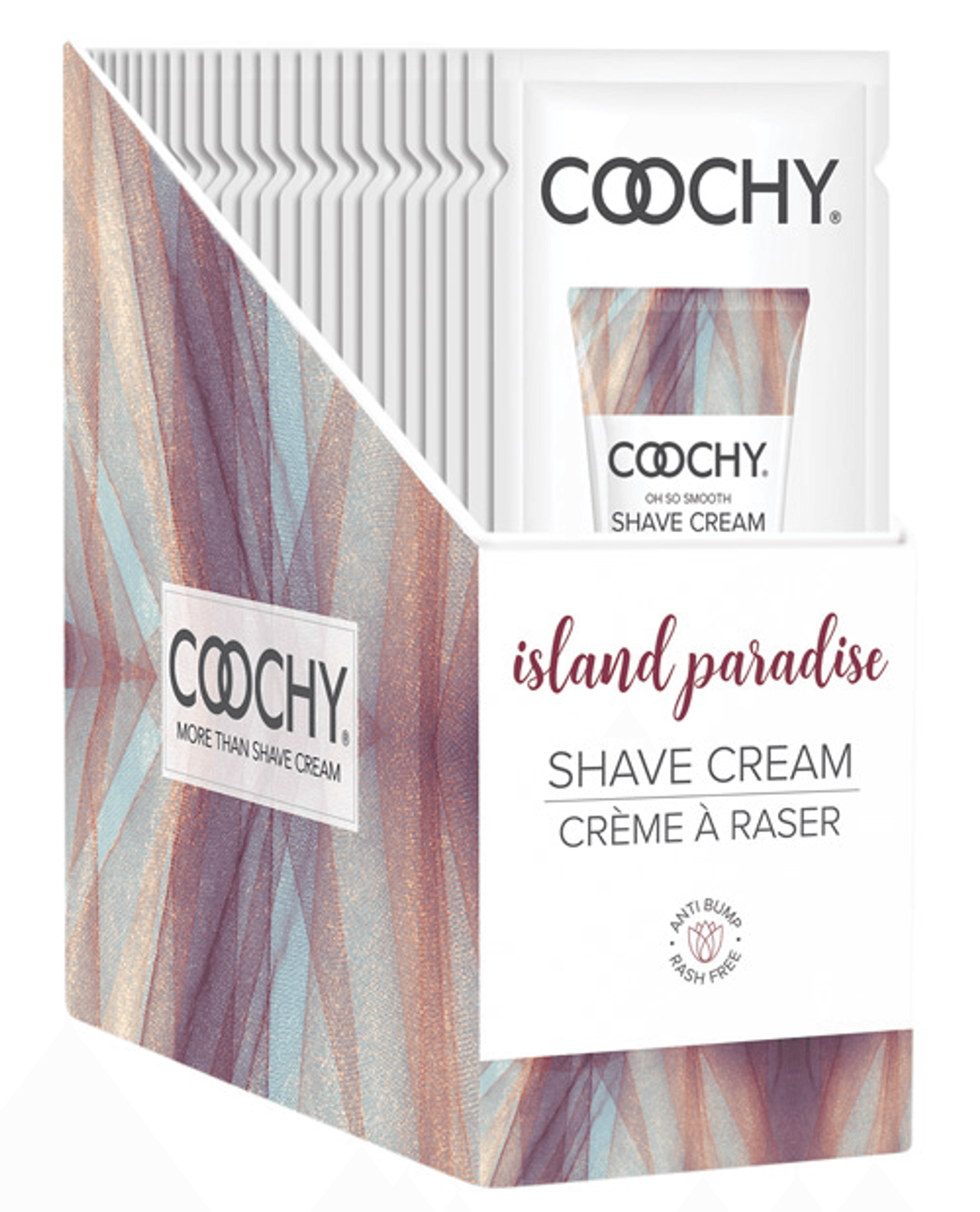 Coochy Shave Cream Island Paradise, 24pk