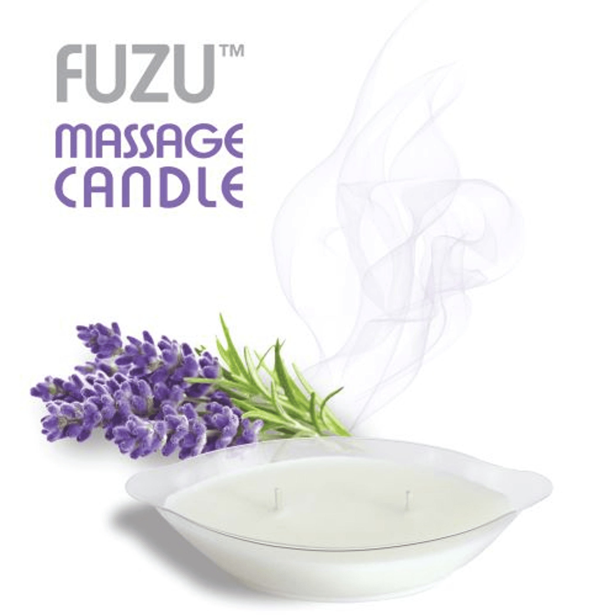 Fuzu Lavender Mist Massage Candle 4 Oz
