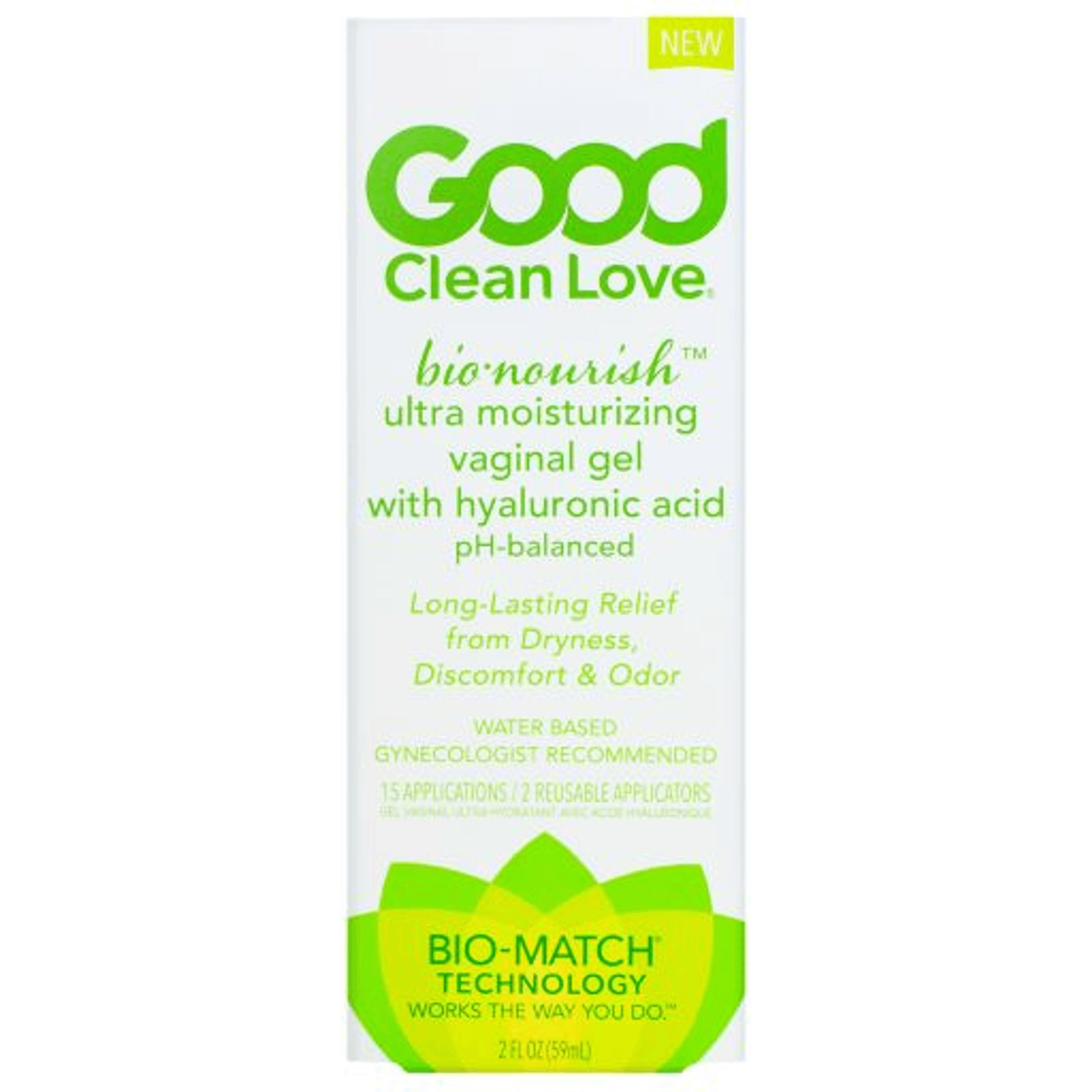 Good Clean Love BioNourish Moisturizer With Hyaluronic Acid 2 Oz