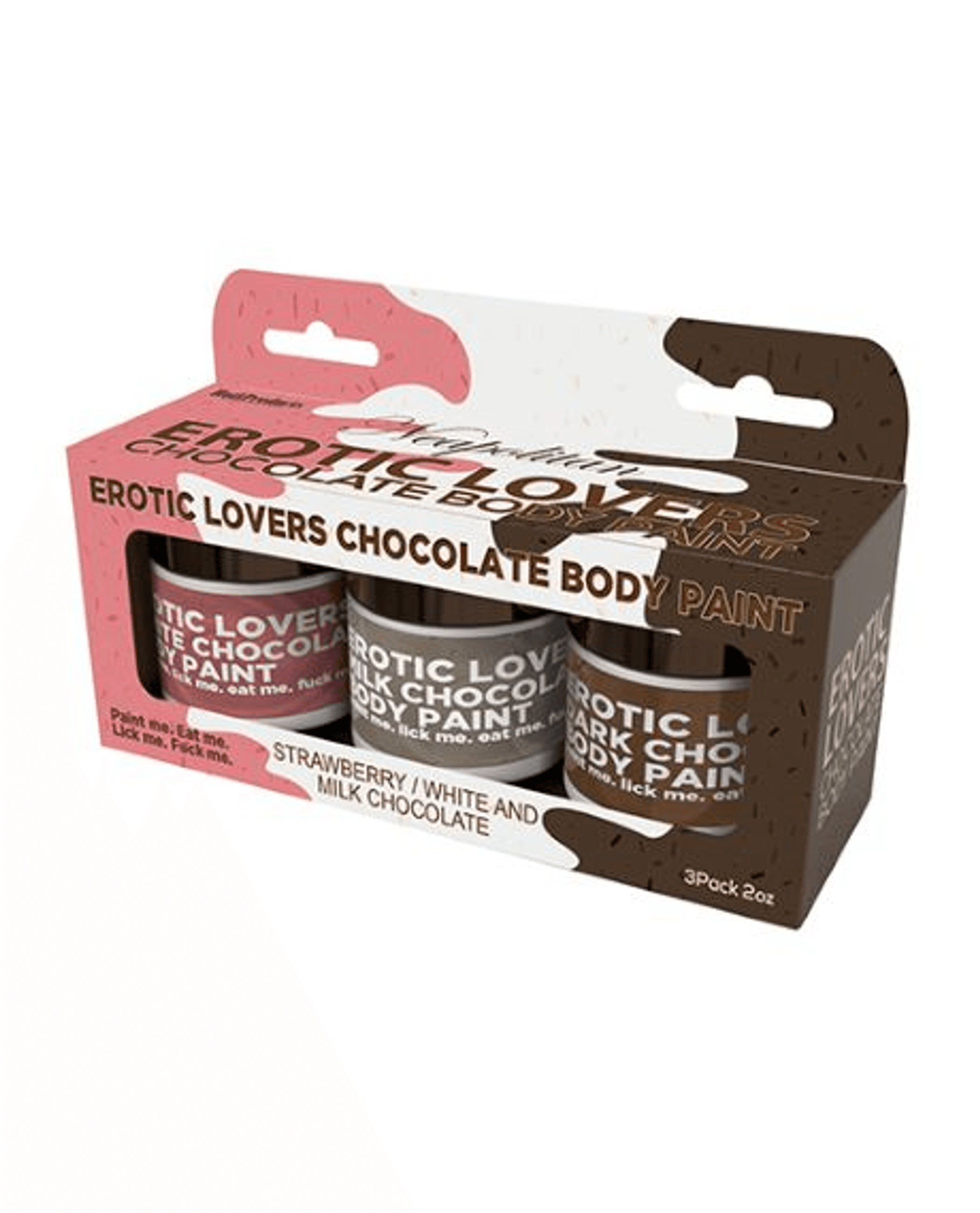 Erotic Chocolate Body Paint Trio