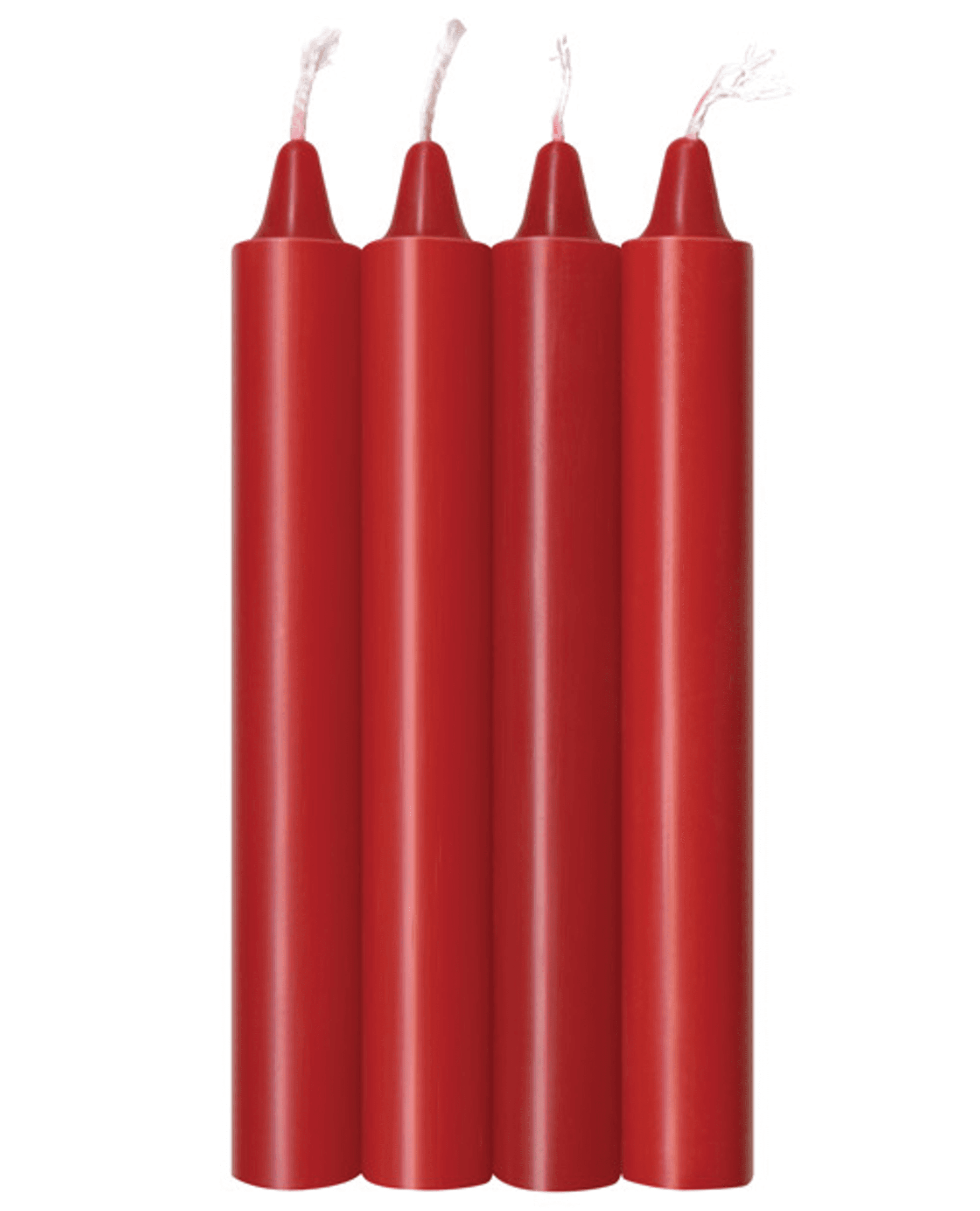 The 9's Make Me Melt Sensual Warm-Drip Candles 4pk (Red) – Drip Massage Candle Set