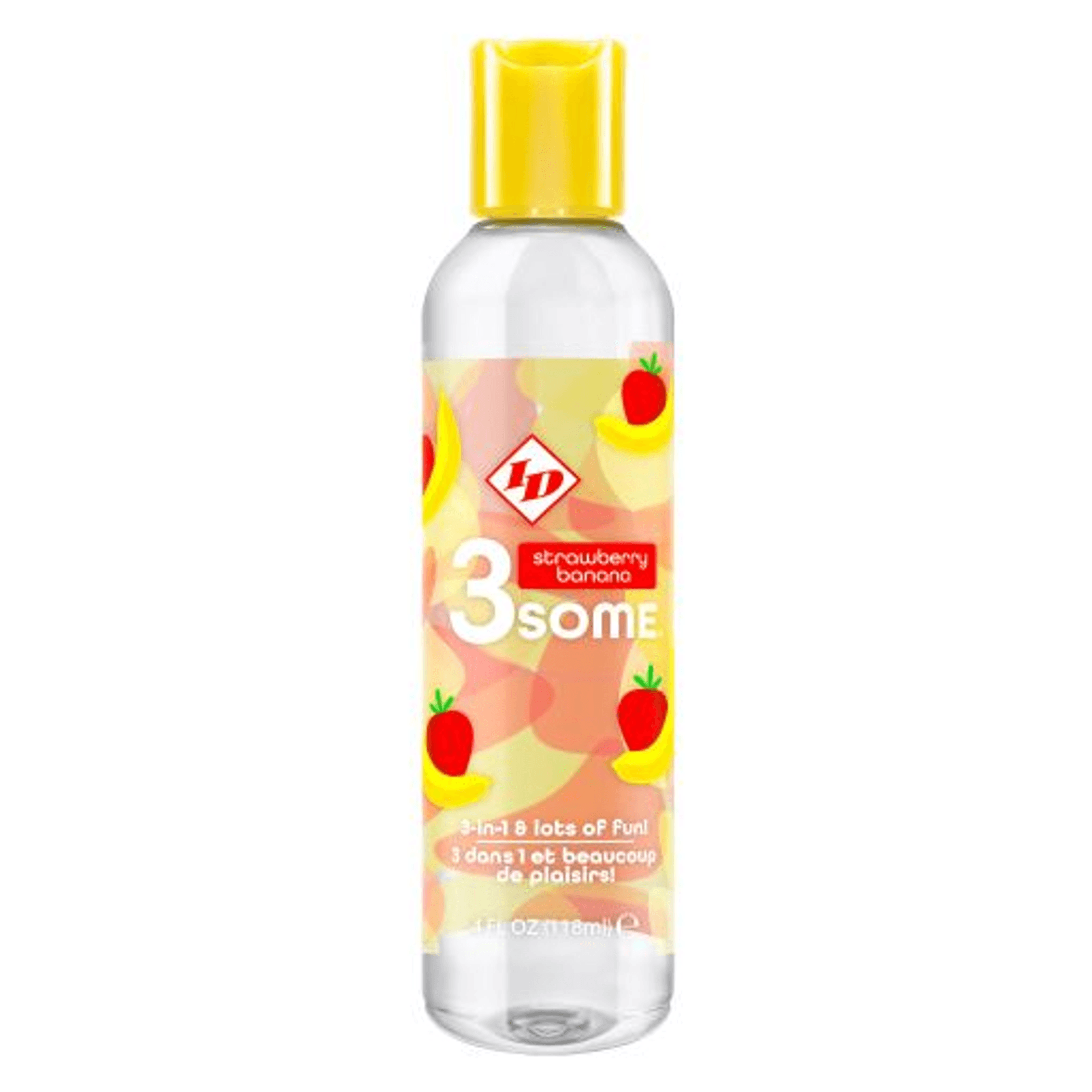 ID 3Some Strawberry Banana 4oz | Flavored Lube