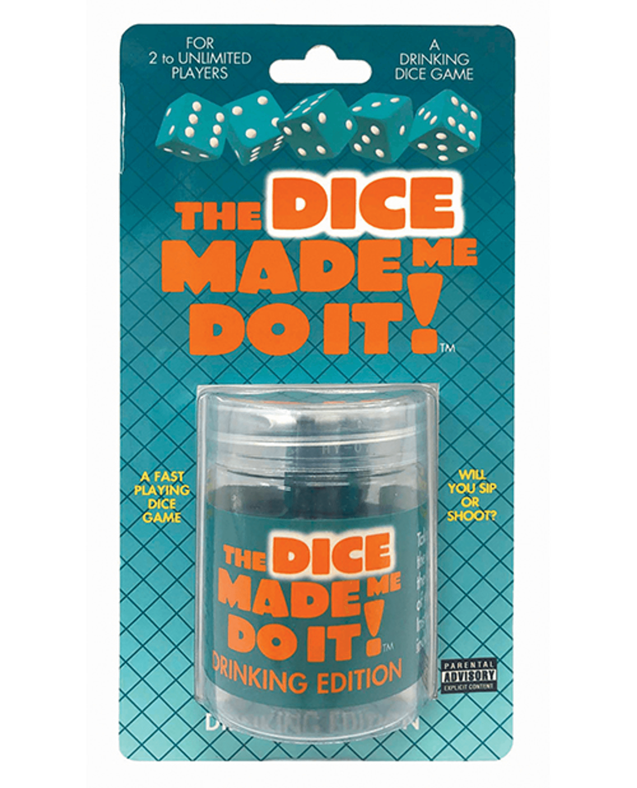 The Dice Made Me Do It Drinking Edition – Adult Party Game