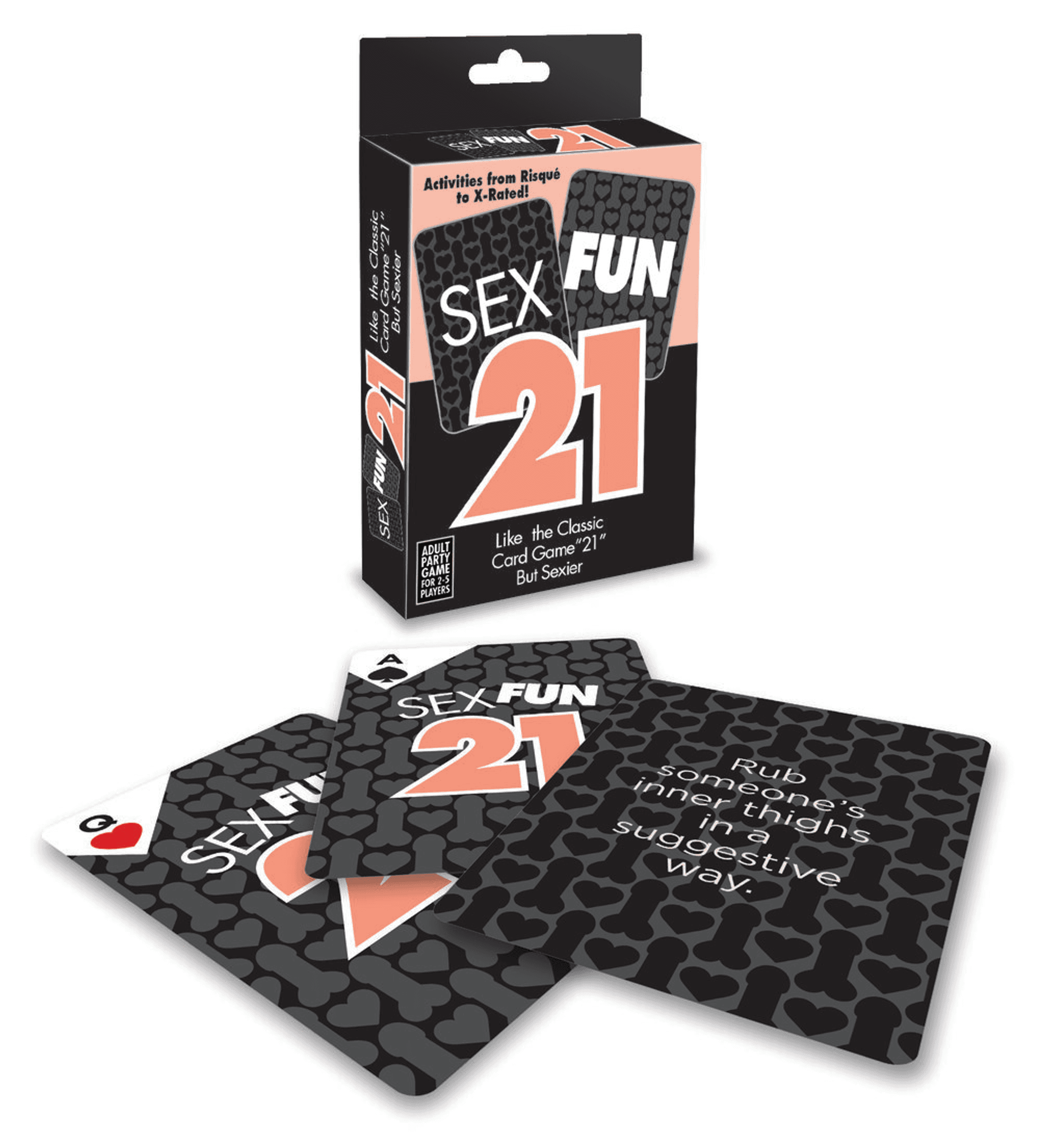 Sex Fun 21 Card Game | Flirty Couples Party Game