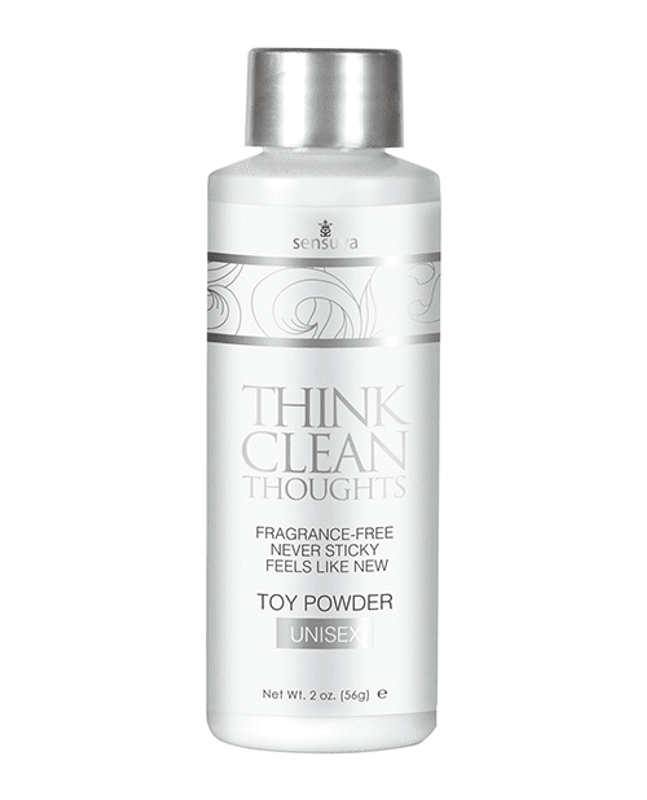 Think Clean Thoughts Toy Powder 2 oz Bottle