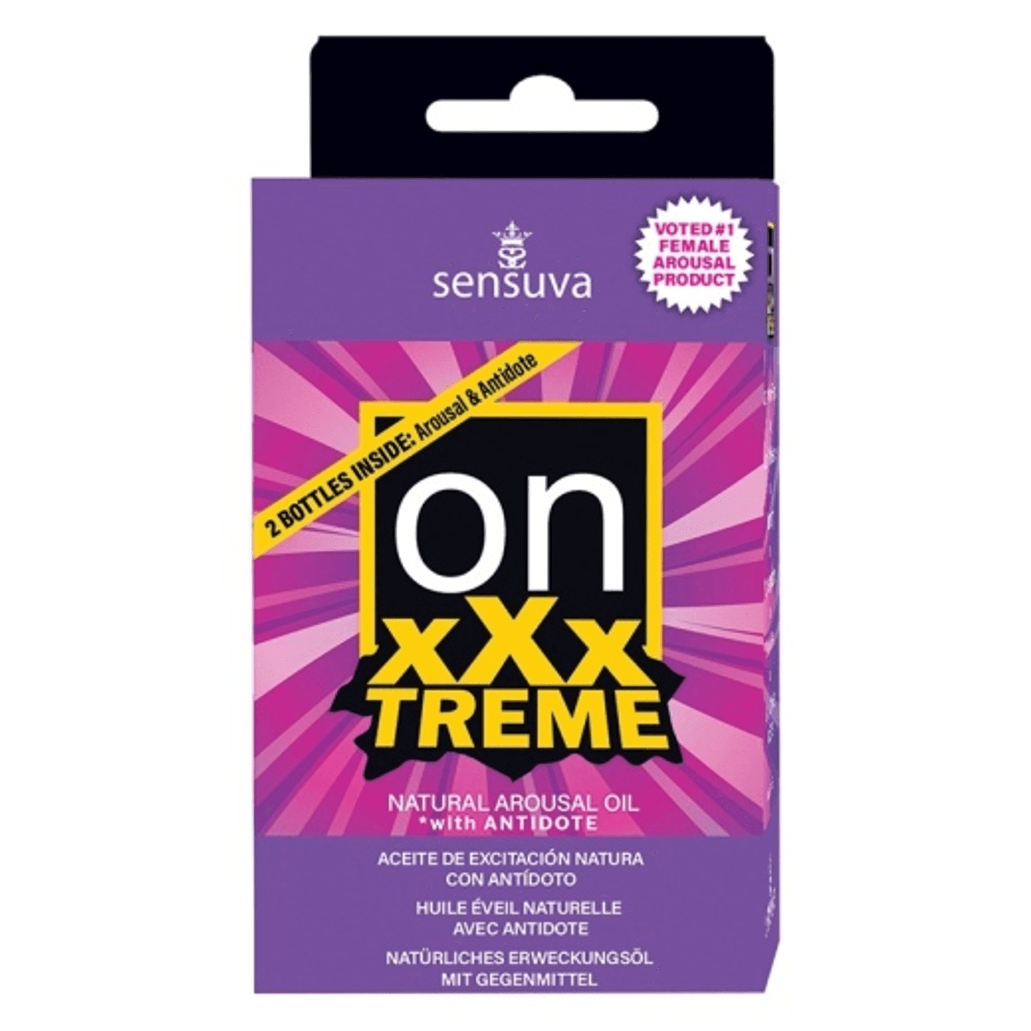 ON XXXtreme Arousal Oil 0.17 fl oz with Antidote Oil – Sensation Set