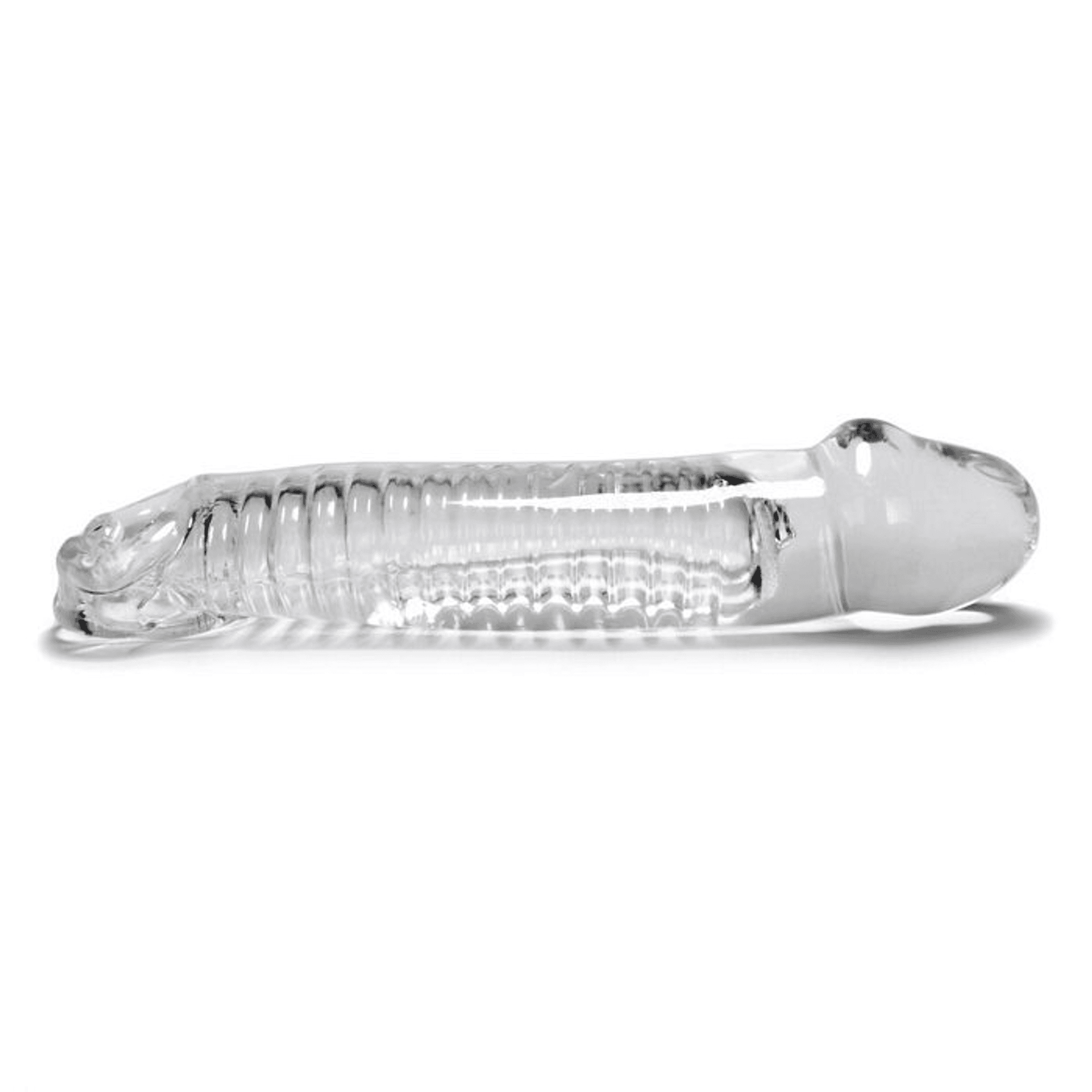 Muscle Smooth Cocksheath with Length Inset – Clear