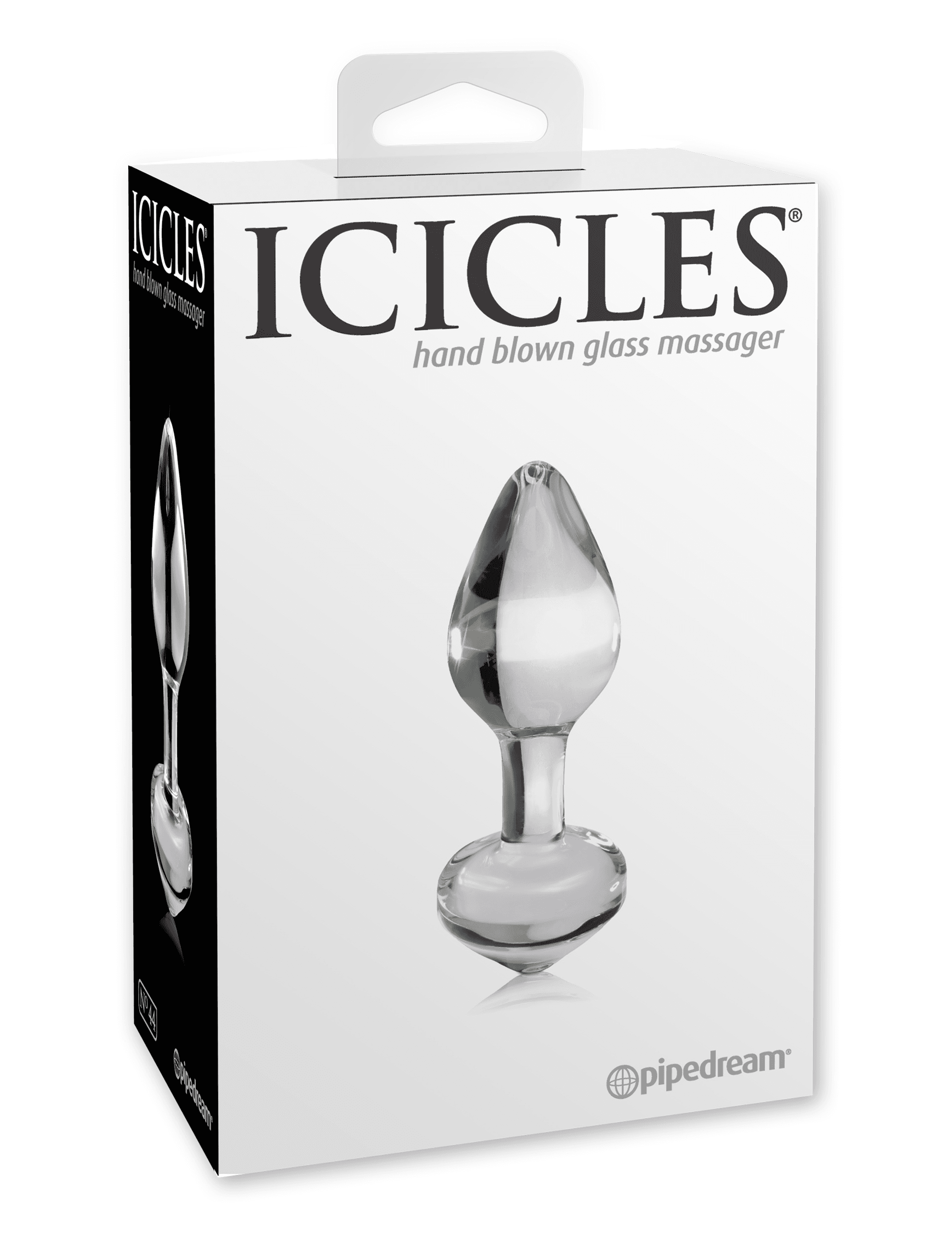 Icicles #44 Clear Glass Massager