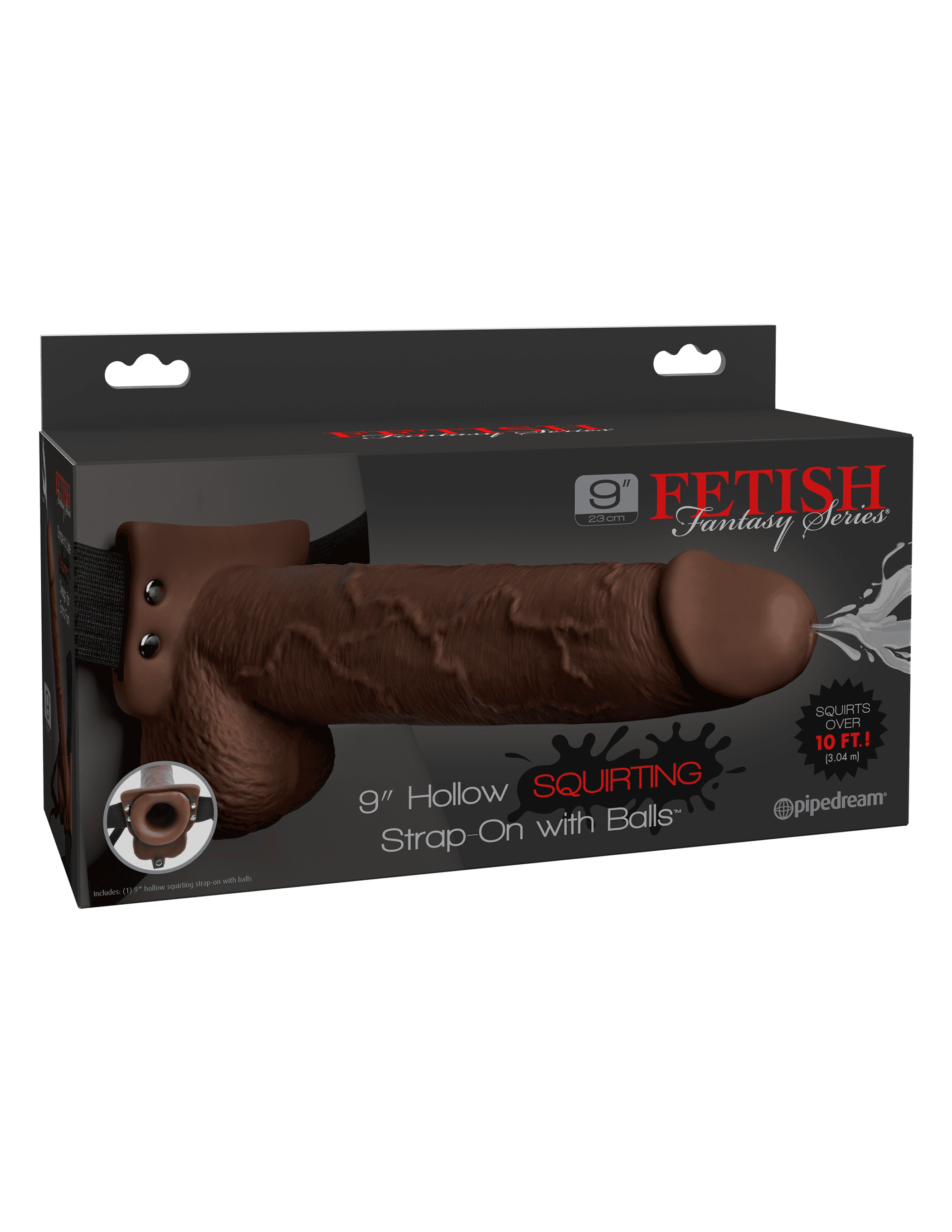 Pipedream Fetish Fantasy 9-Inch Hollow Strap-On