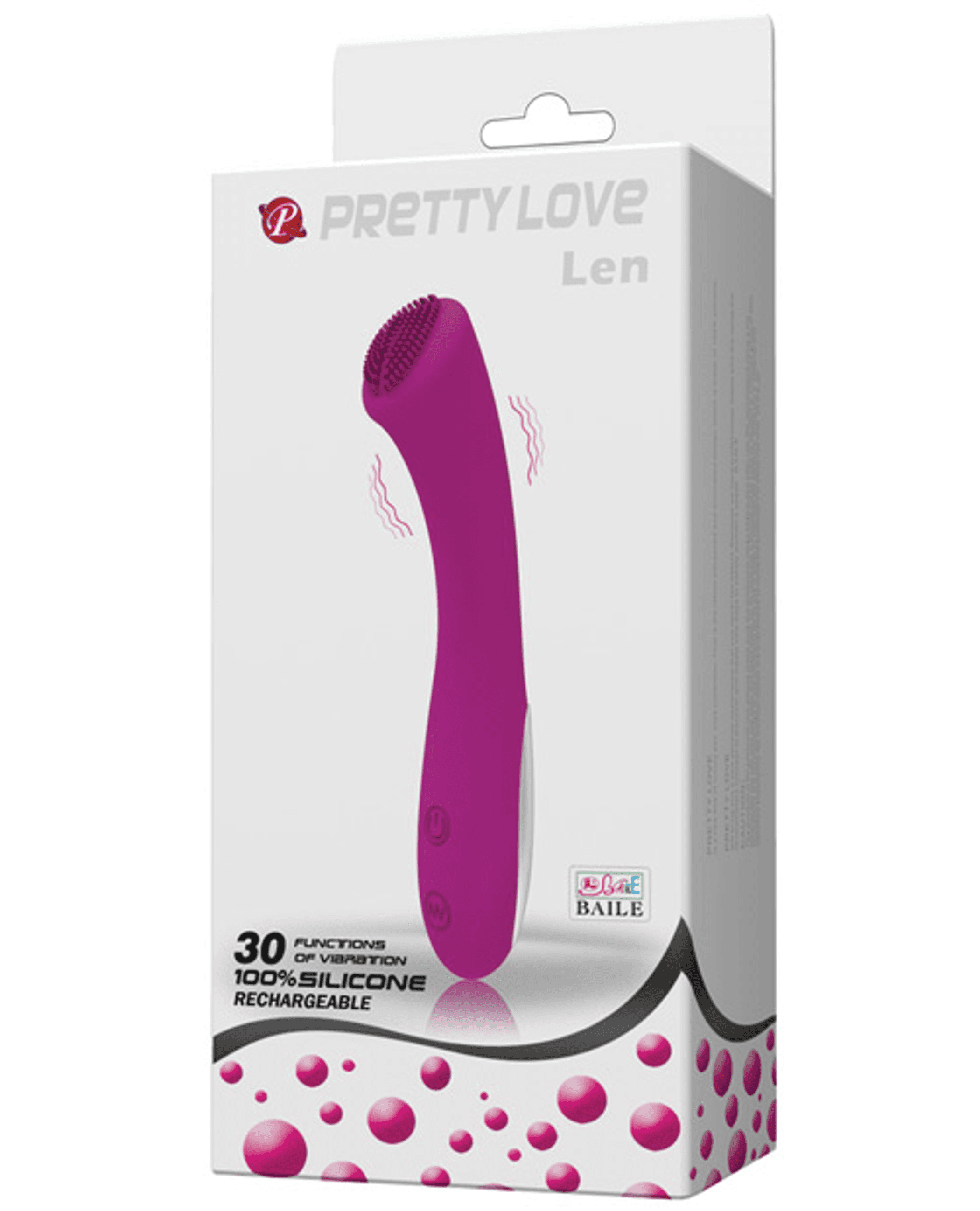 Pretty Love Len Rechargeable G-Spot Vibrator | 30-Function Toy