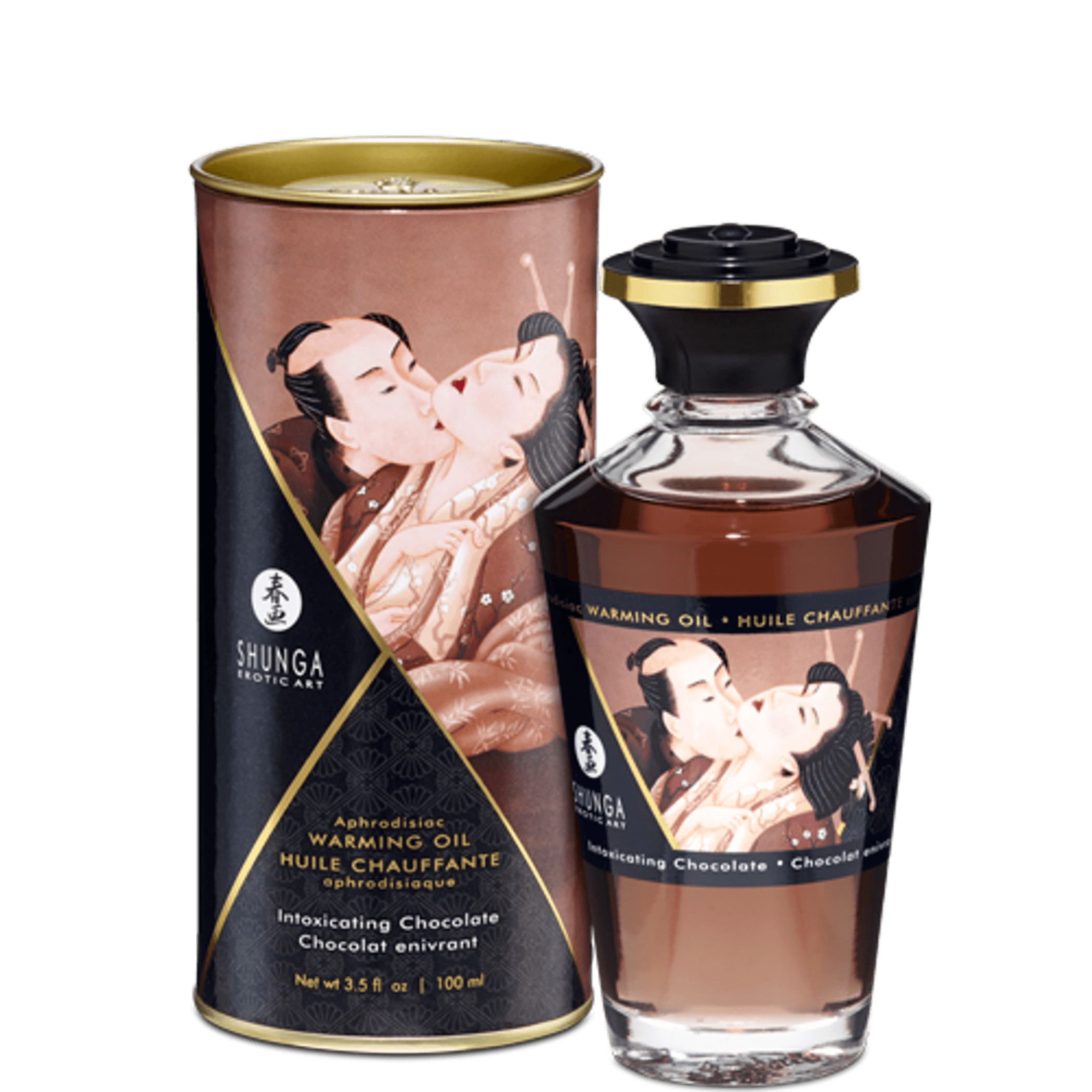Warming Massage Oil Intoxicating Chocolate 3.5 oz