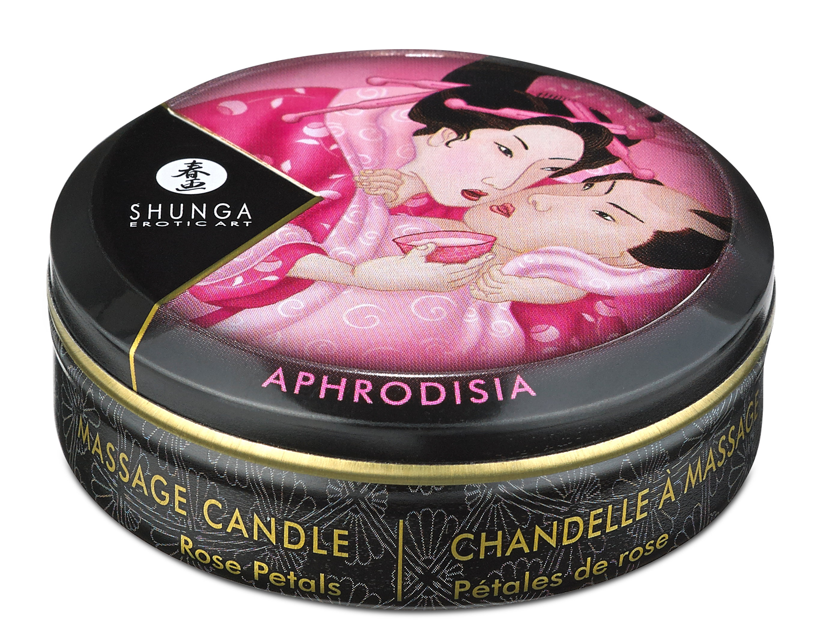 Shunga Aphrodisia Roses Mini Massage Candle 1 oz