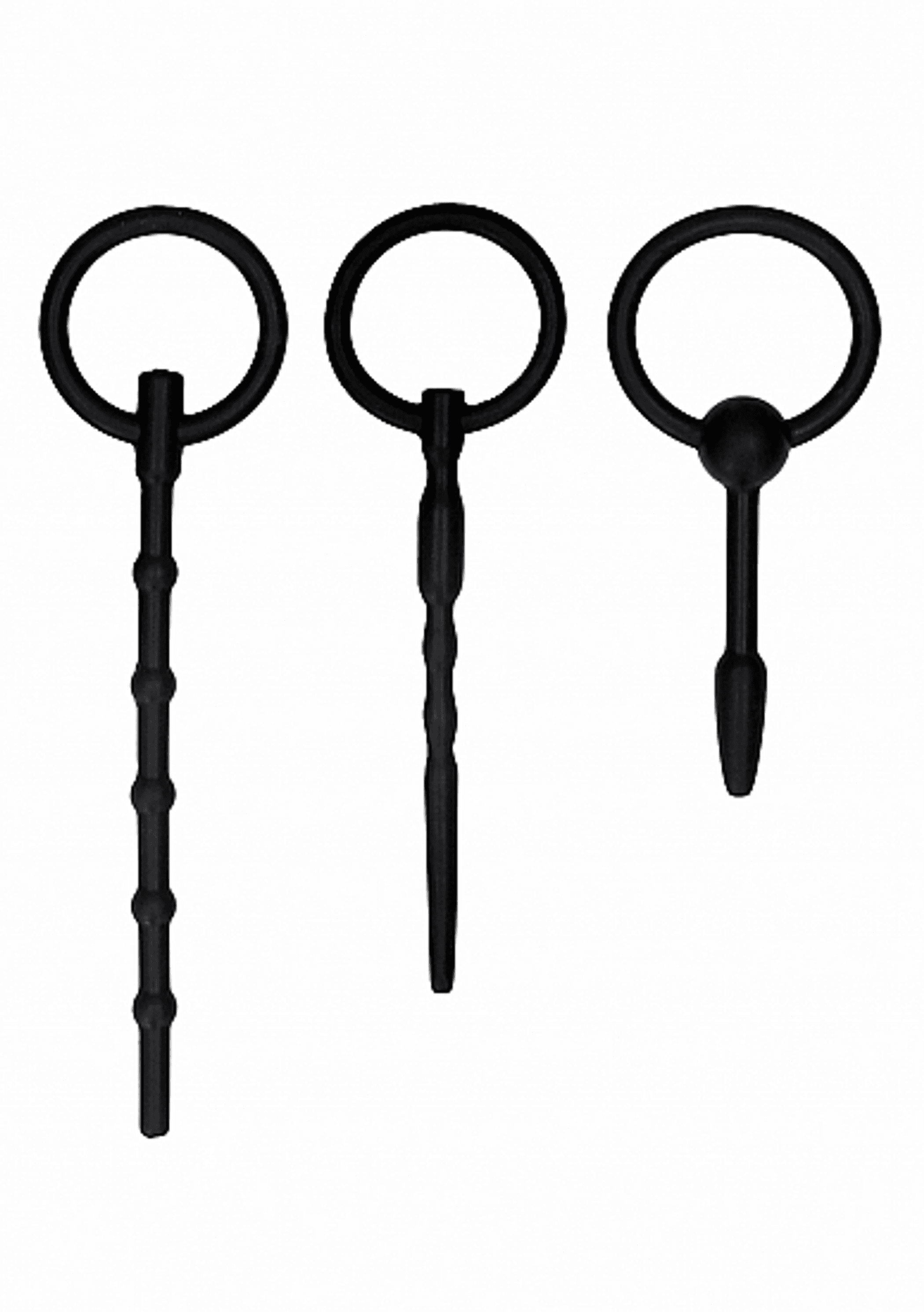 Urethral Sounding Plug Set | Black Advanced Play Kit