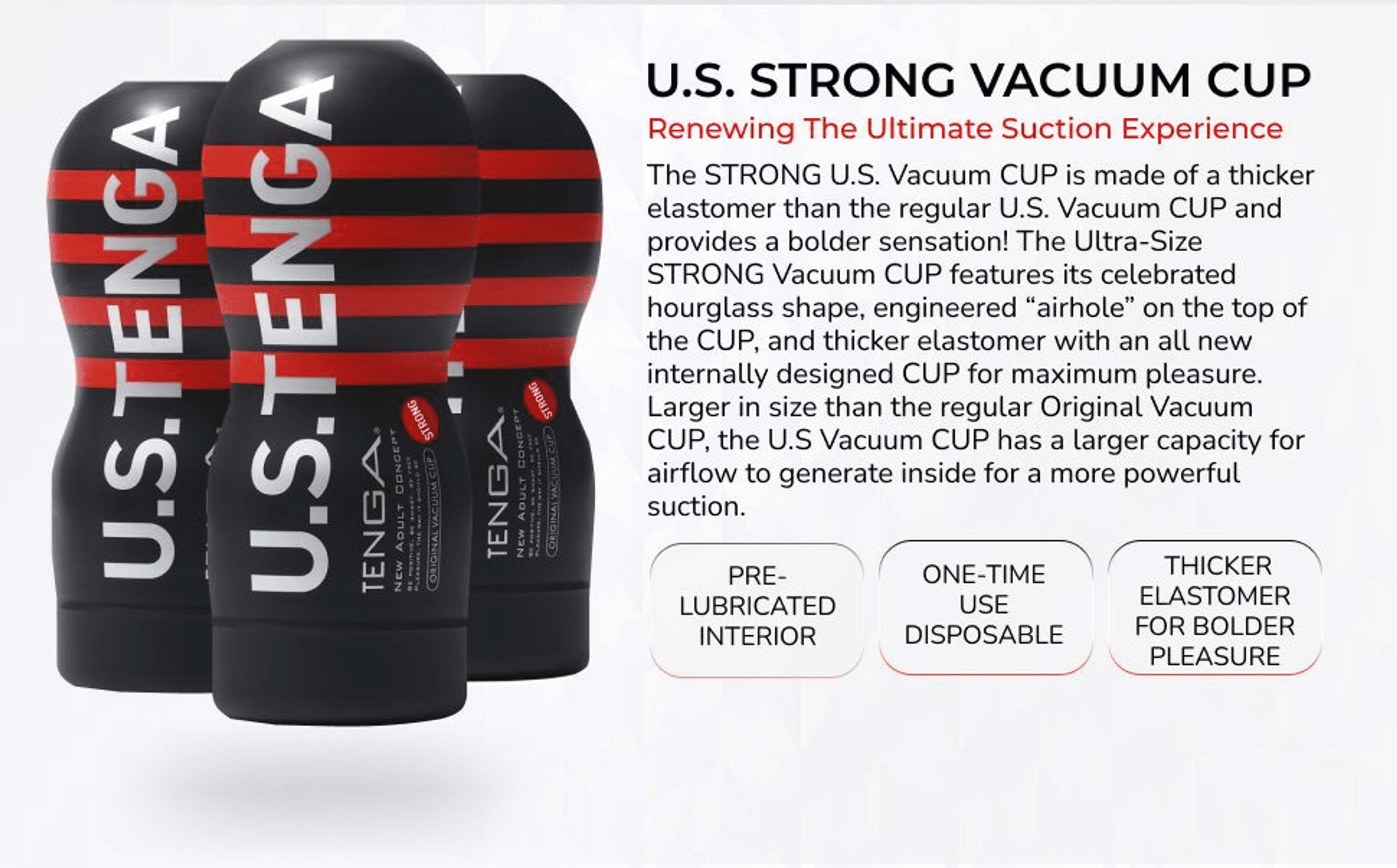 Tenga U.S. Original Vacuum Cup Strong
