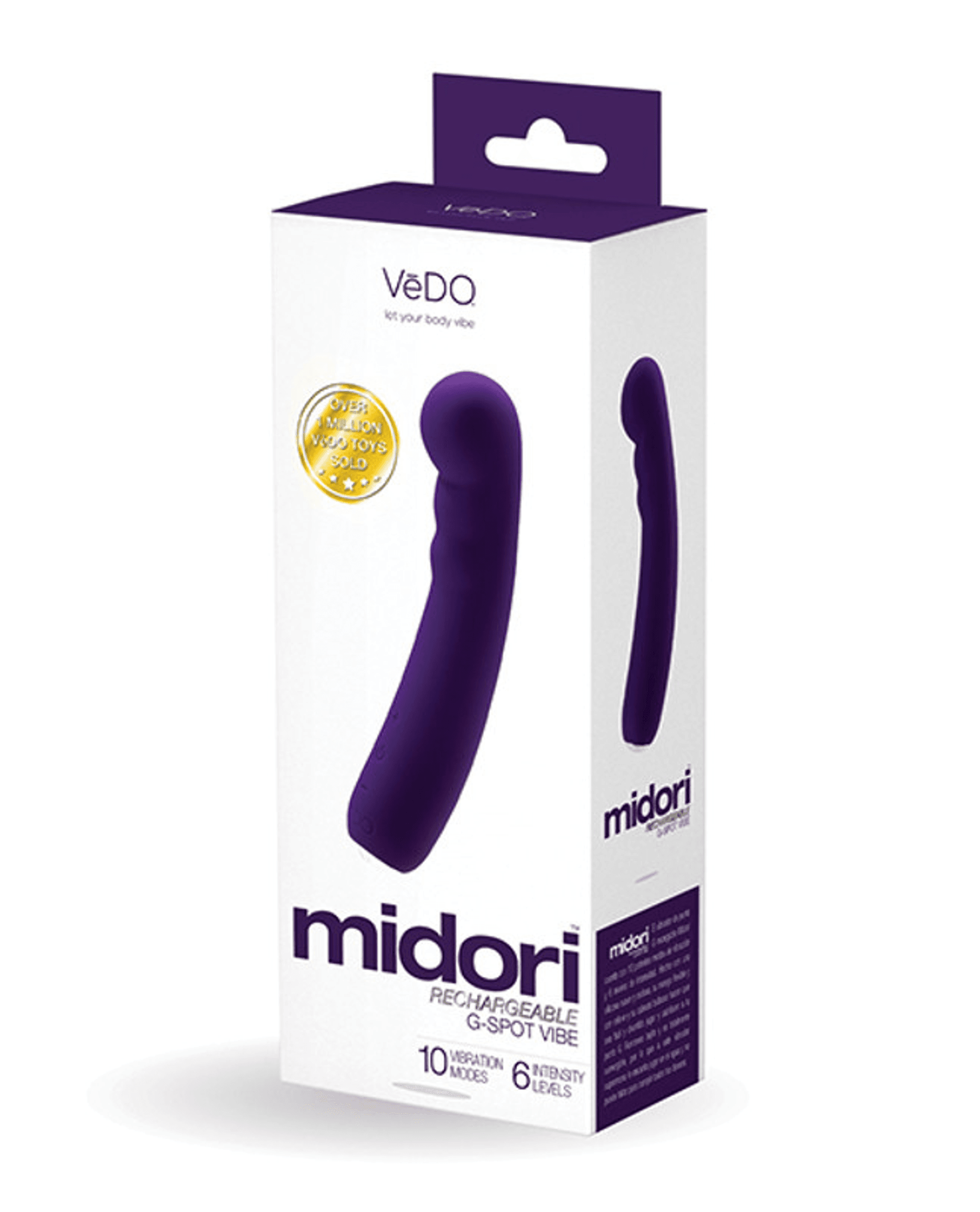 Vedo Midori Rechargeable G-Spot Vibe Deep Purple