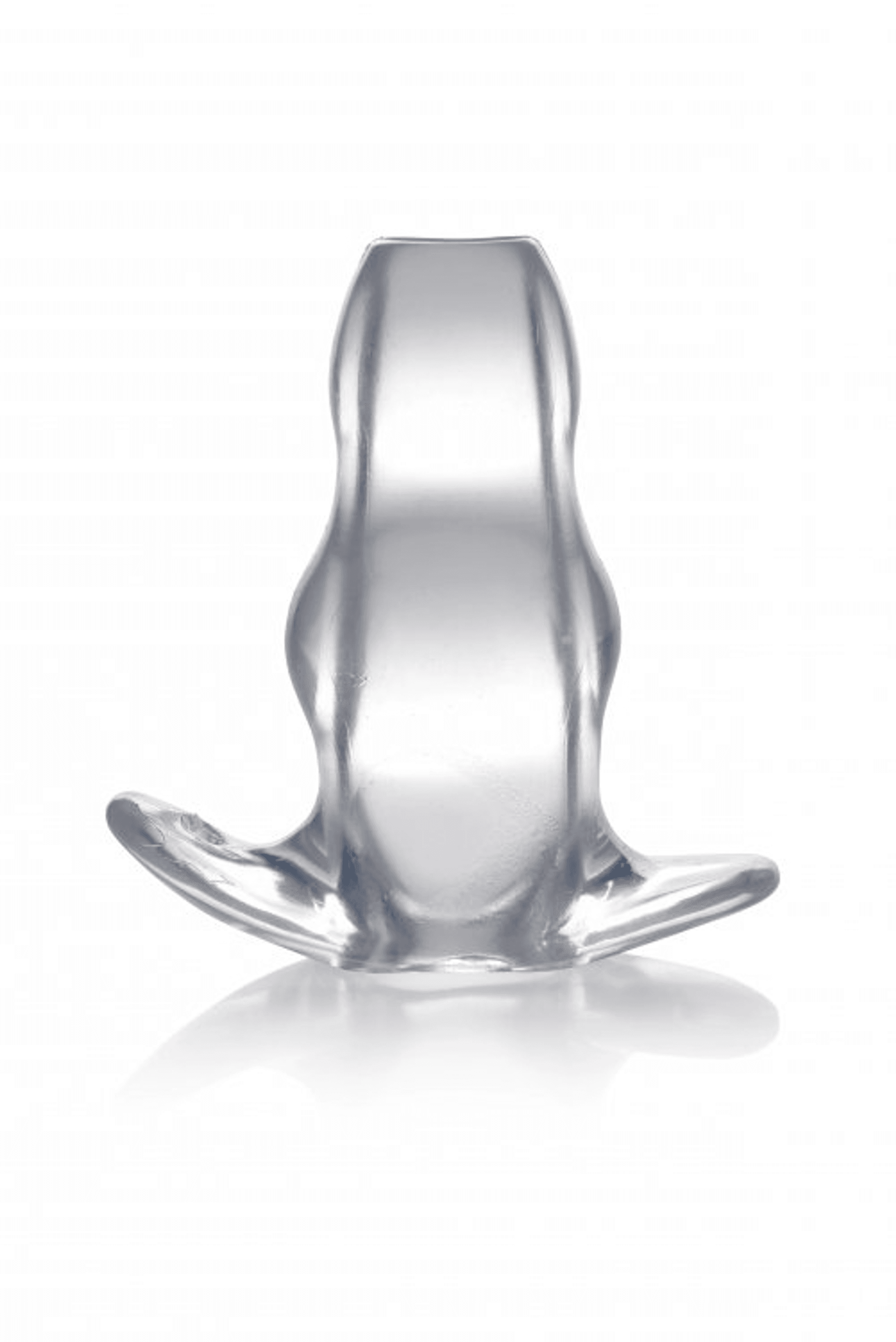 Master Series Clear View Hollow Anal Plug Medium