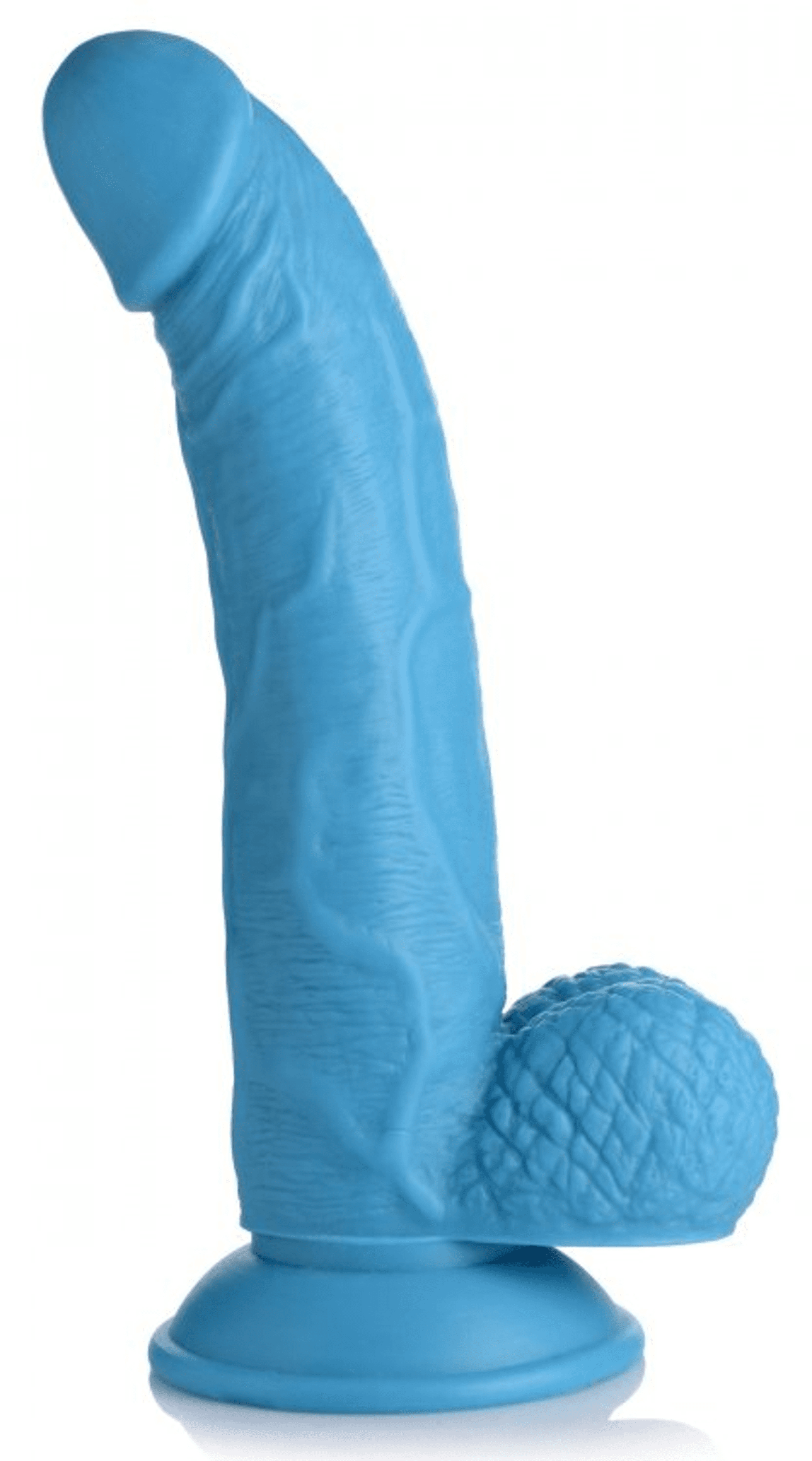 Pop 7.5 Inch Dildo with Balls Blue