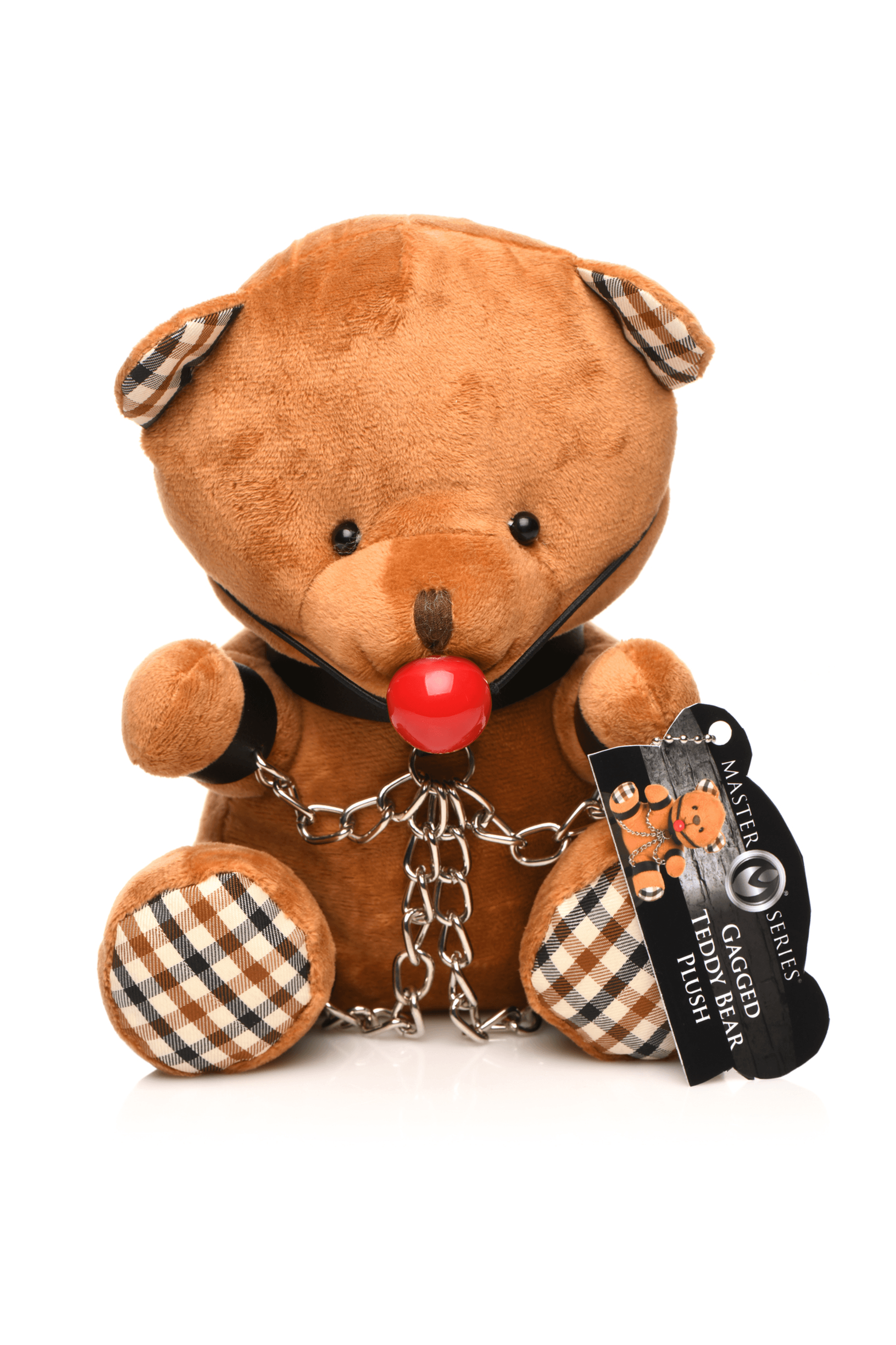 Master Series Gagged Bondage Bear – Cheeky Themed Novelty Plush