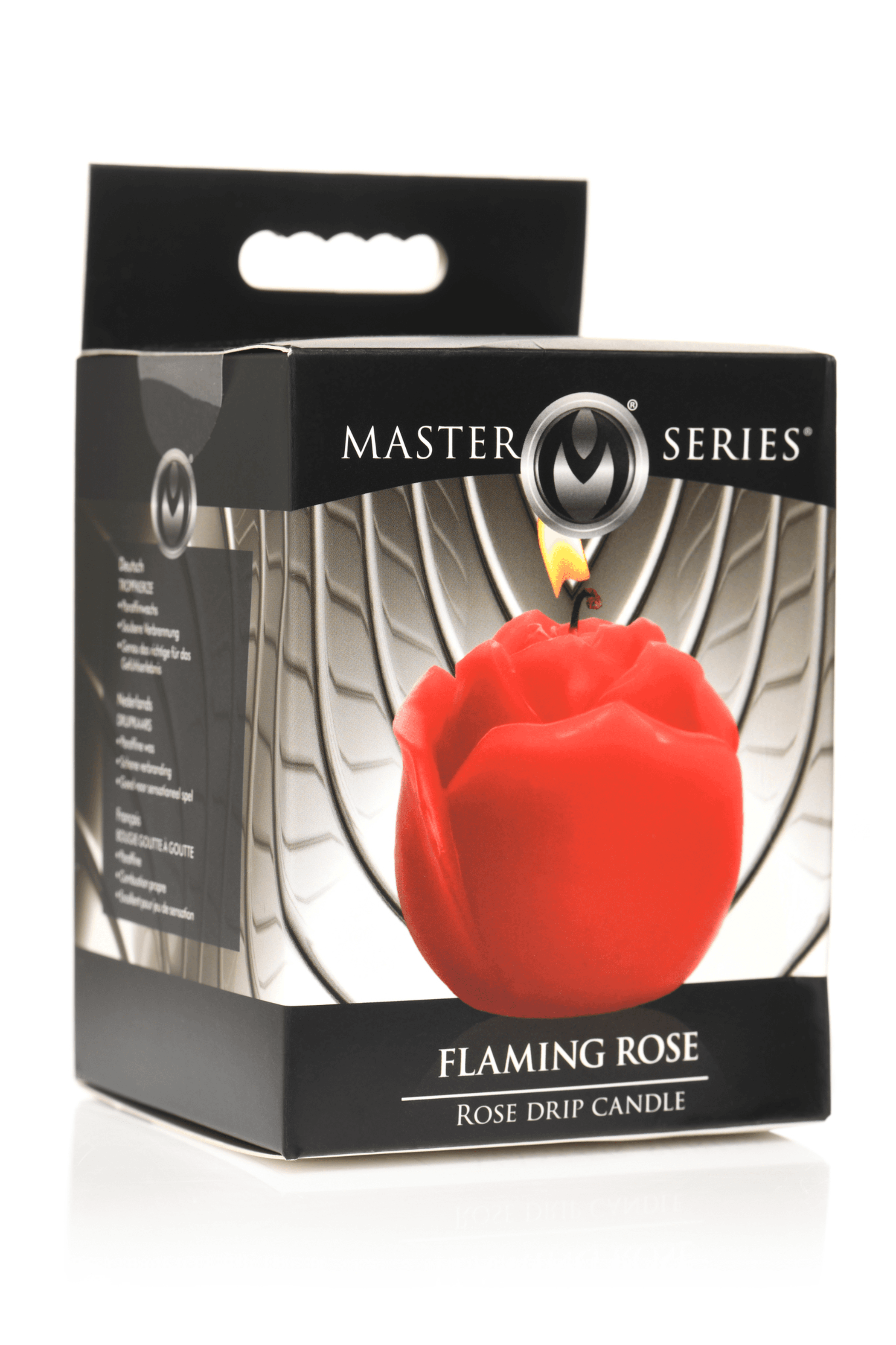 Flaming Rose Drip Candle