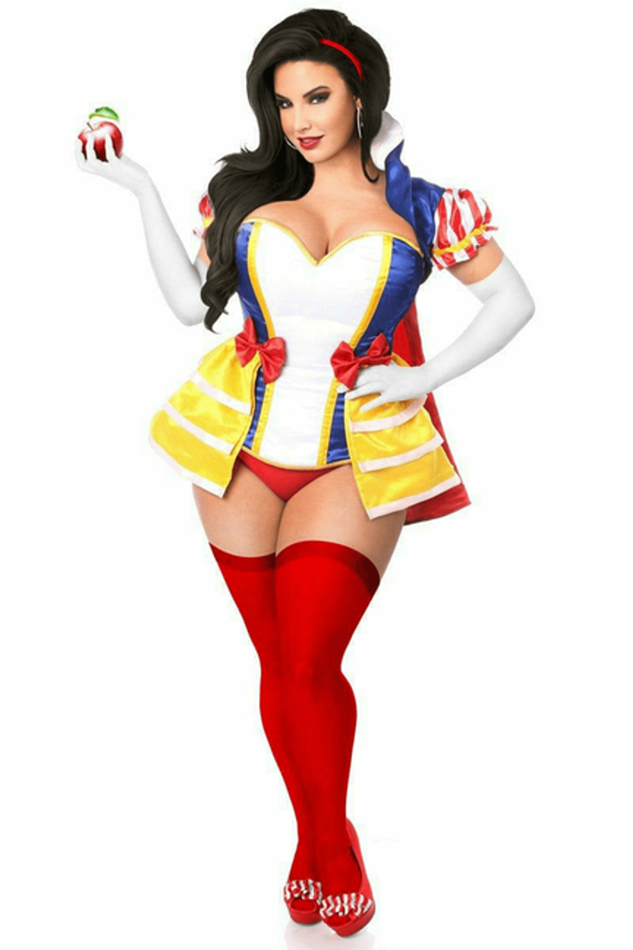 Lavish Snow Princess Corset Costume