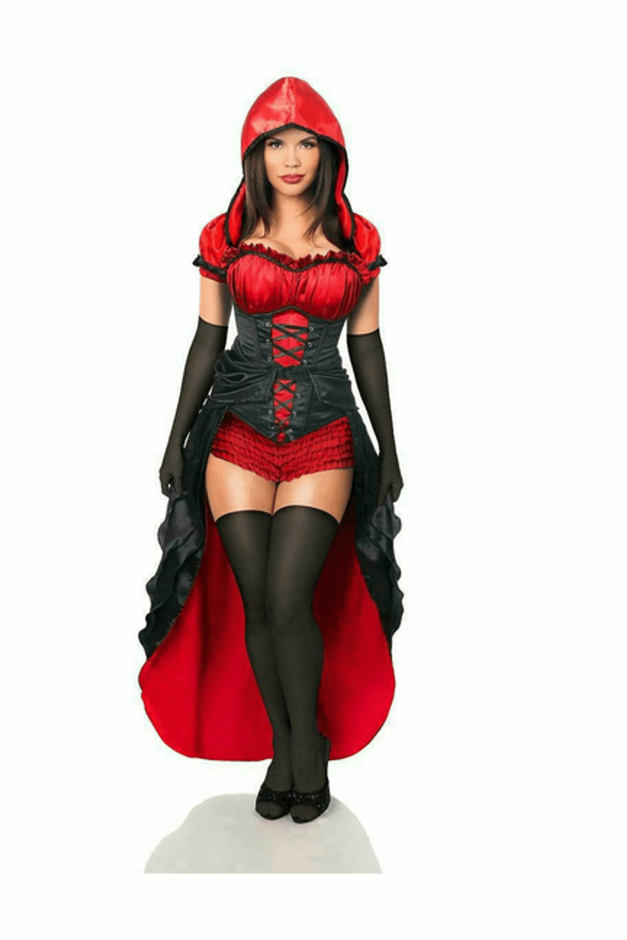 Red Hot Riding Hood Corset Costume