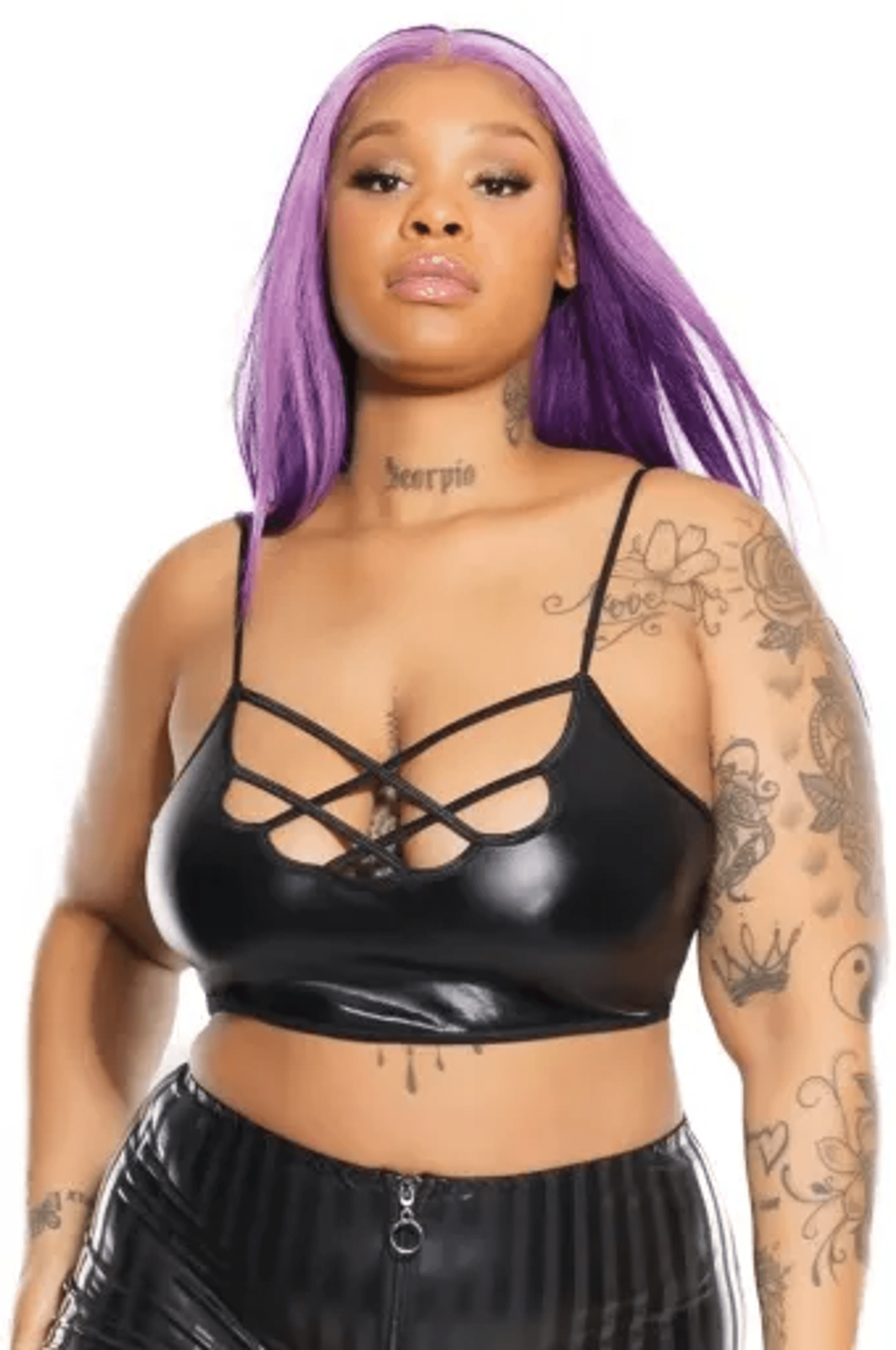 Coquette Diva Wetlook Bralette