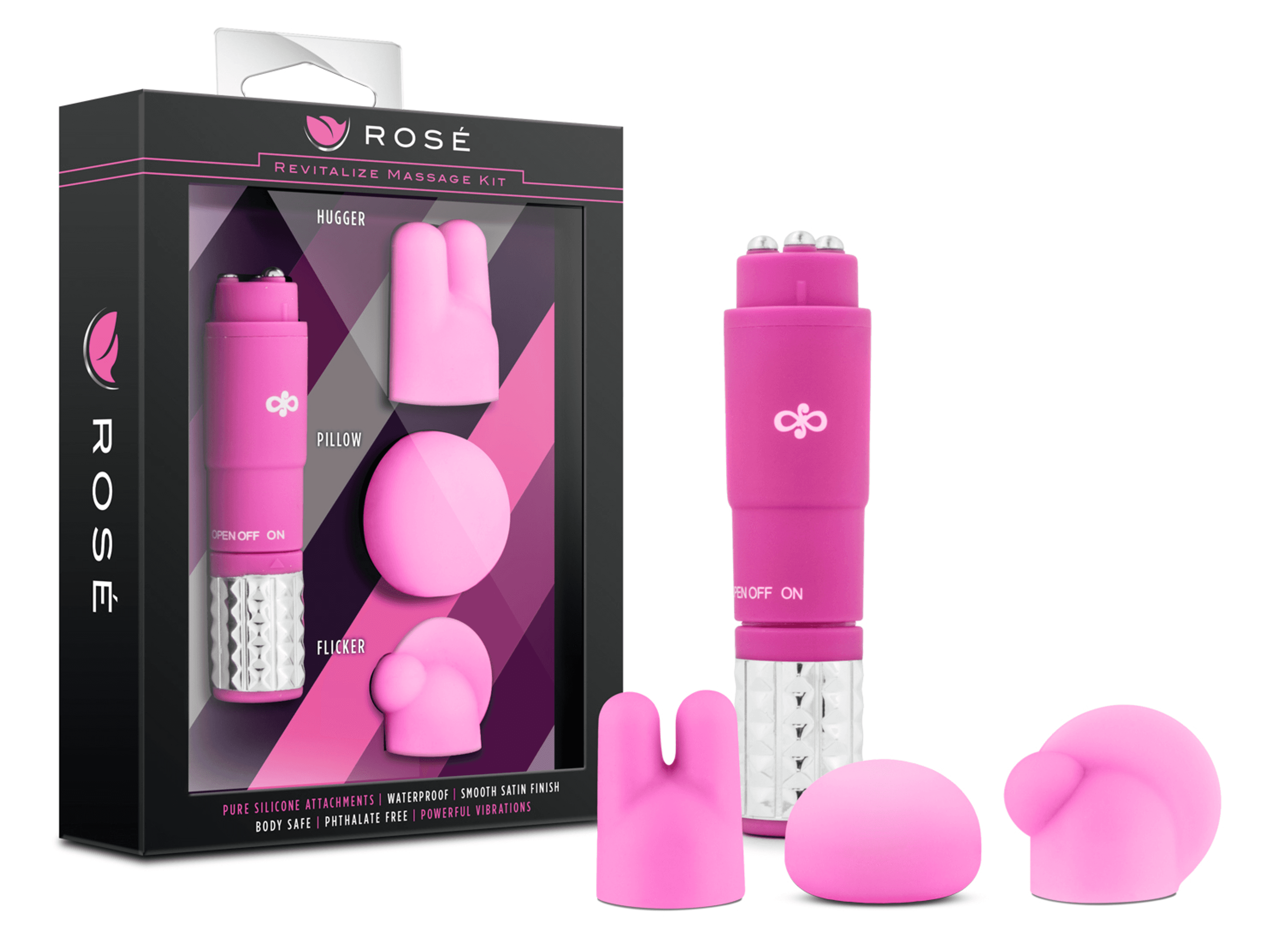 Rose Revitalize Massage Kit – Pink Sensual Set