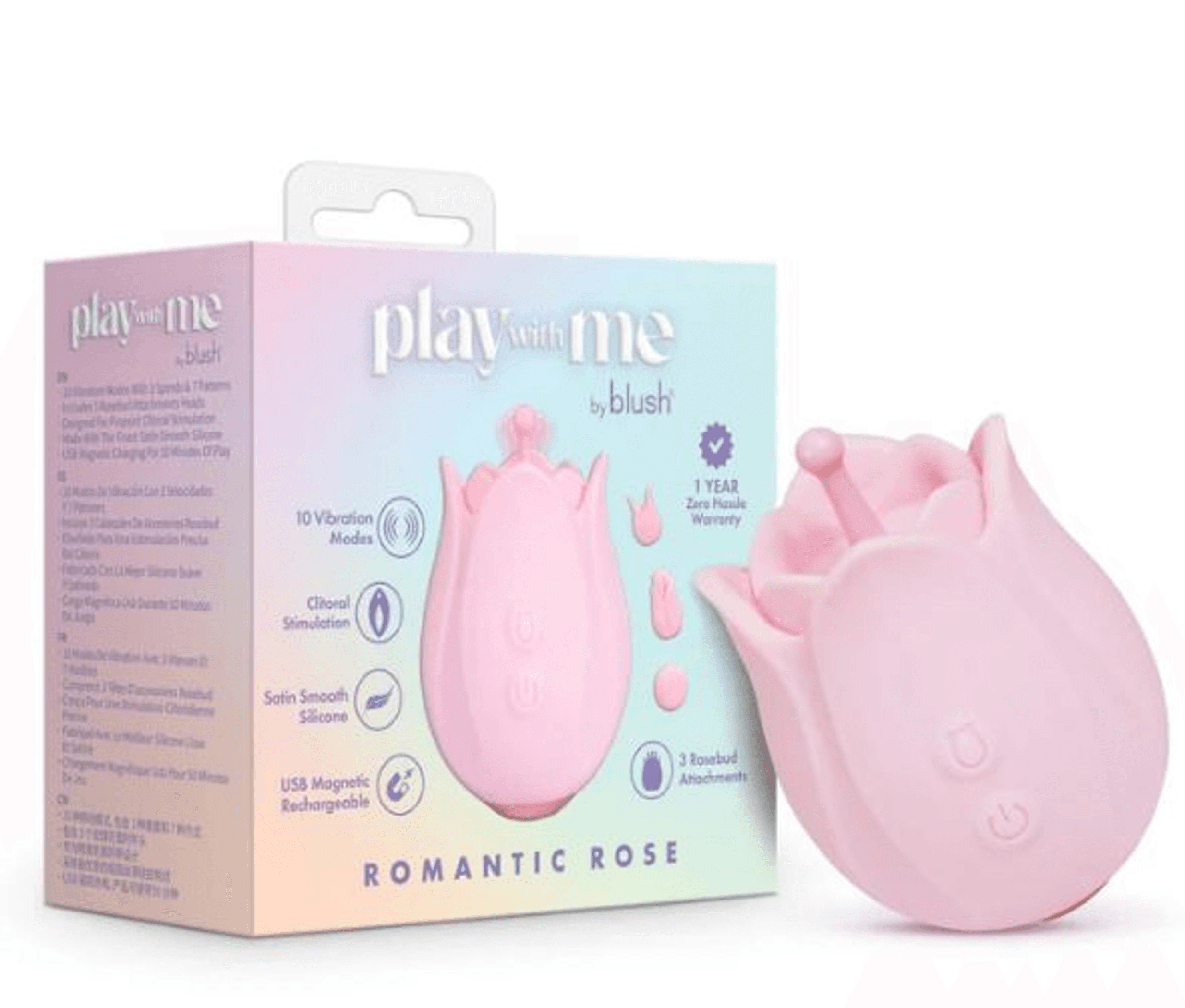 Play With Me Romantic Rose Pink | Sweet Novelty Gift