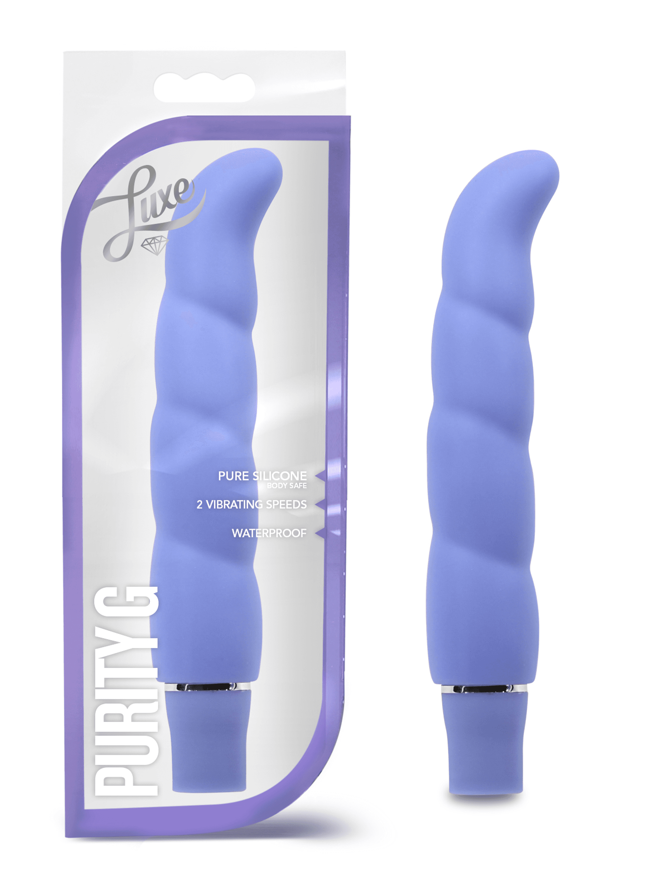 Blush Luxe Purity G Vibrator - Periwinkle