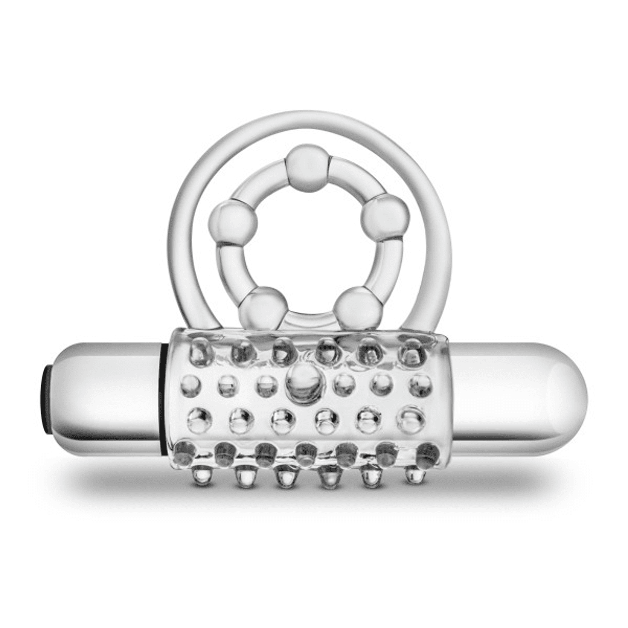 Stay Hard Vibrating Super Clitifier Clear – Vibrating Clitoral Love Ring