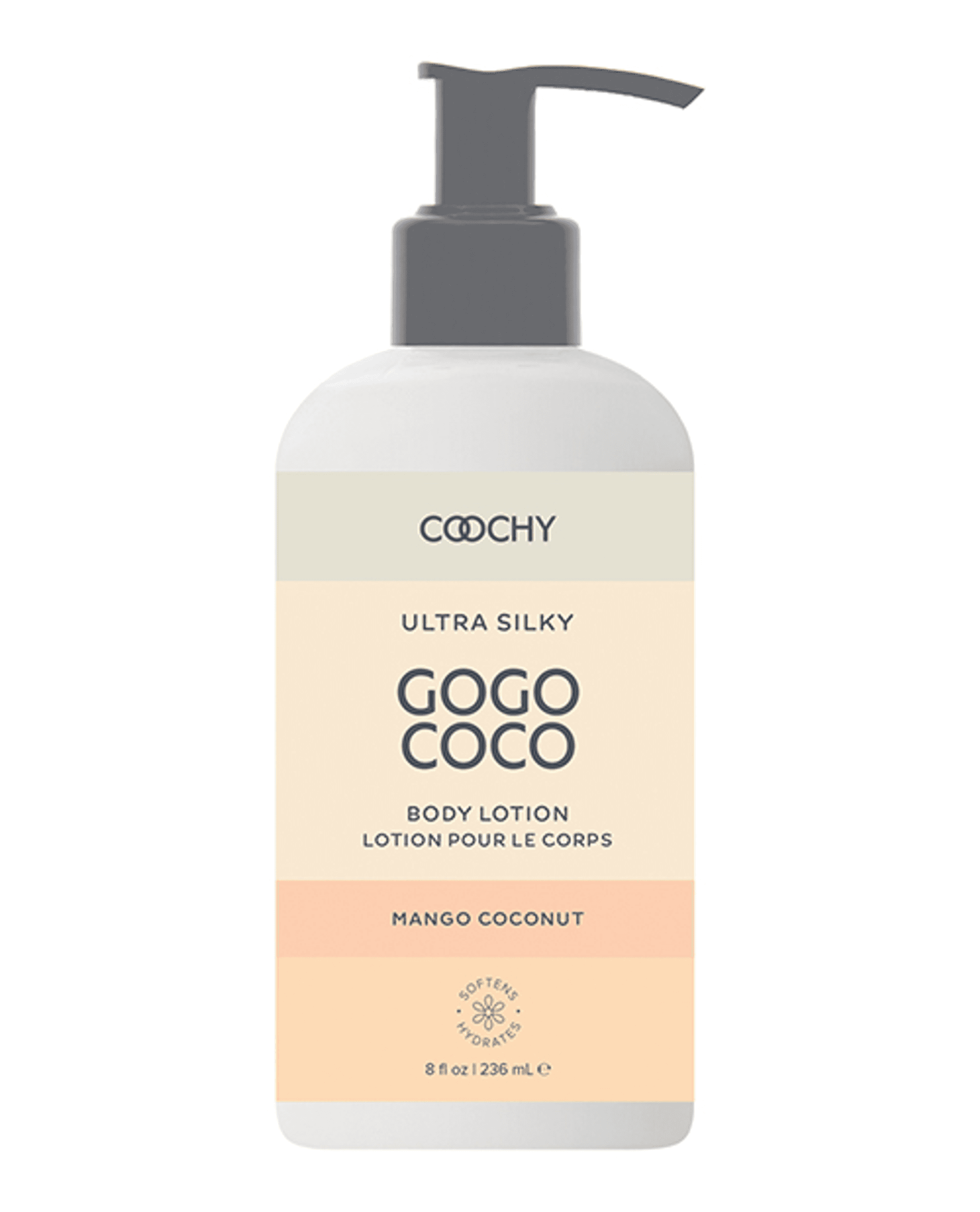 Coochy Ultra Silky Body Lotion - Mango Coconut, 8 oz