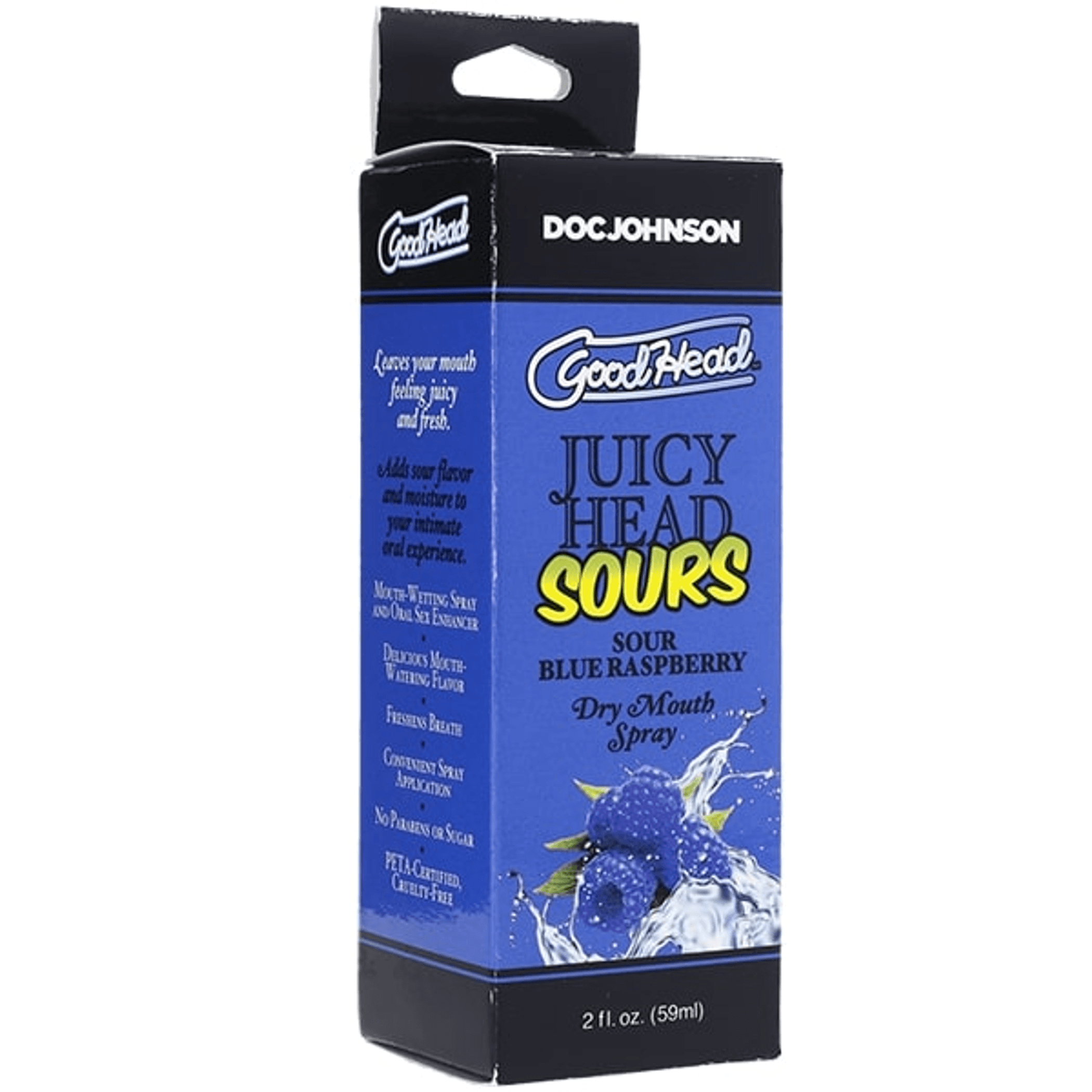Juicy Head Sours Mouth Spray – Blue Raspberry (2 oz)