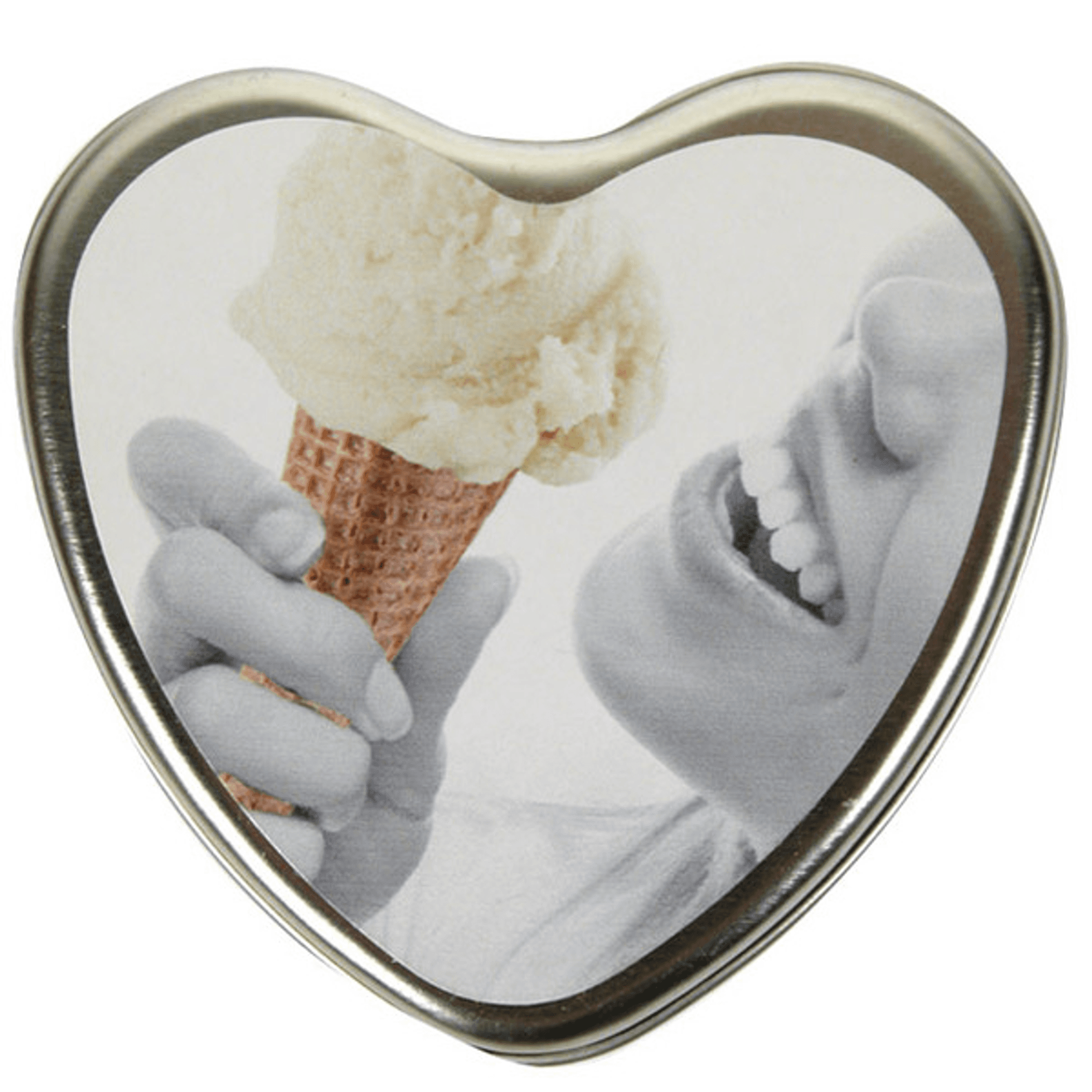 Earthly Body 3-in-1 Heart Candle – Vanilla 4.7 Oz