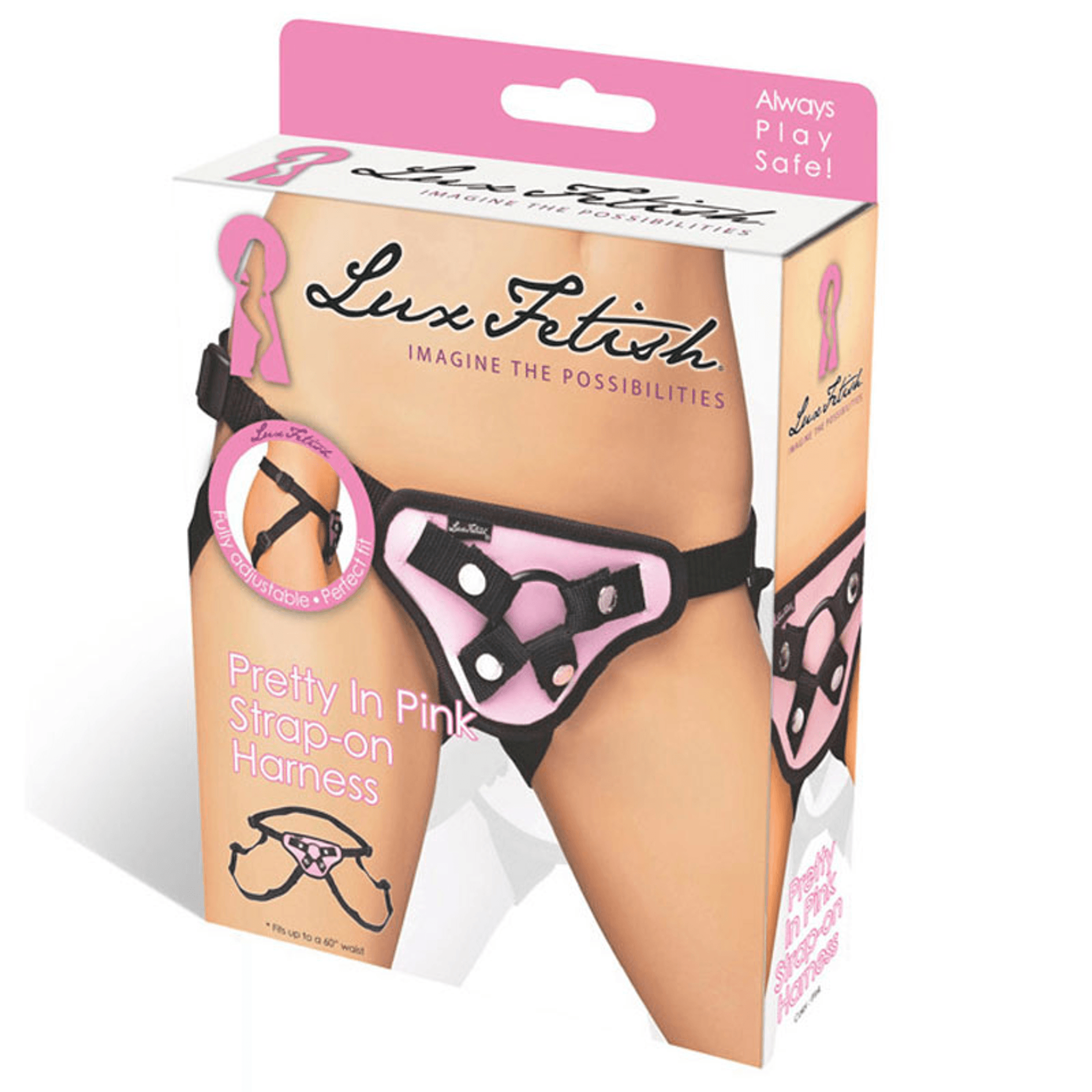 Pretty In Pink Strap-On Harness