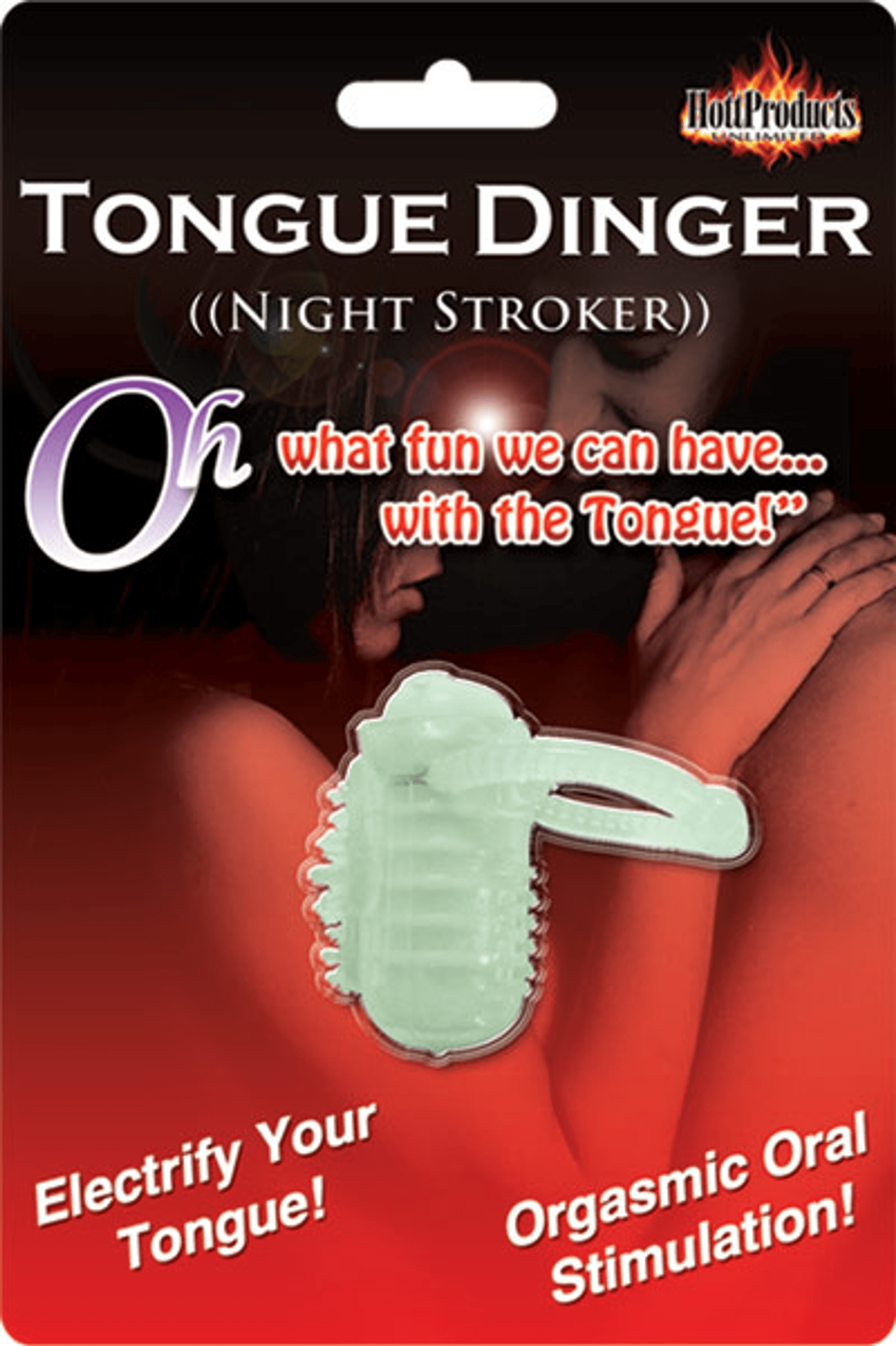 Tongue Dinger Glow-in-the-Dark Clitoral Stimulator