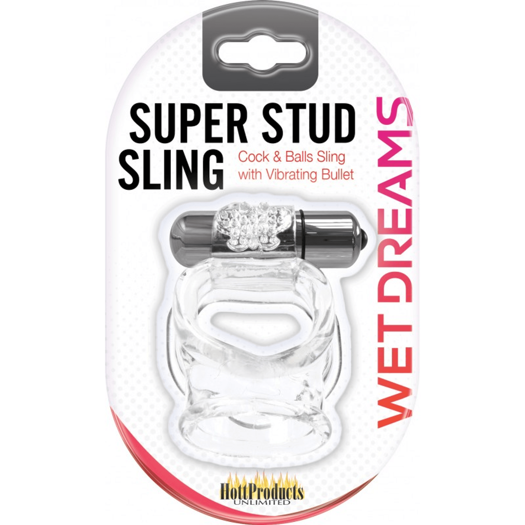Wet Dreams Super Stud Sling – Clear Couples Sling