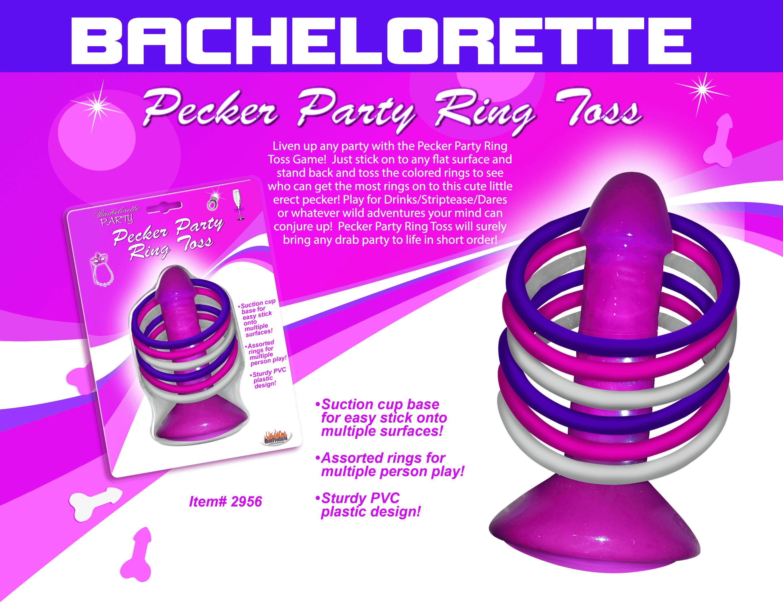 Pink Pecker Party Ring Toss | Bachelorette Game