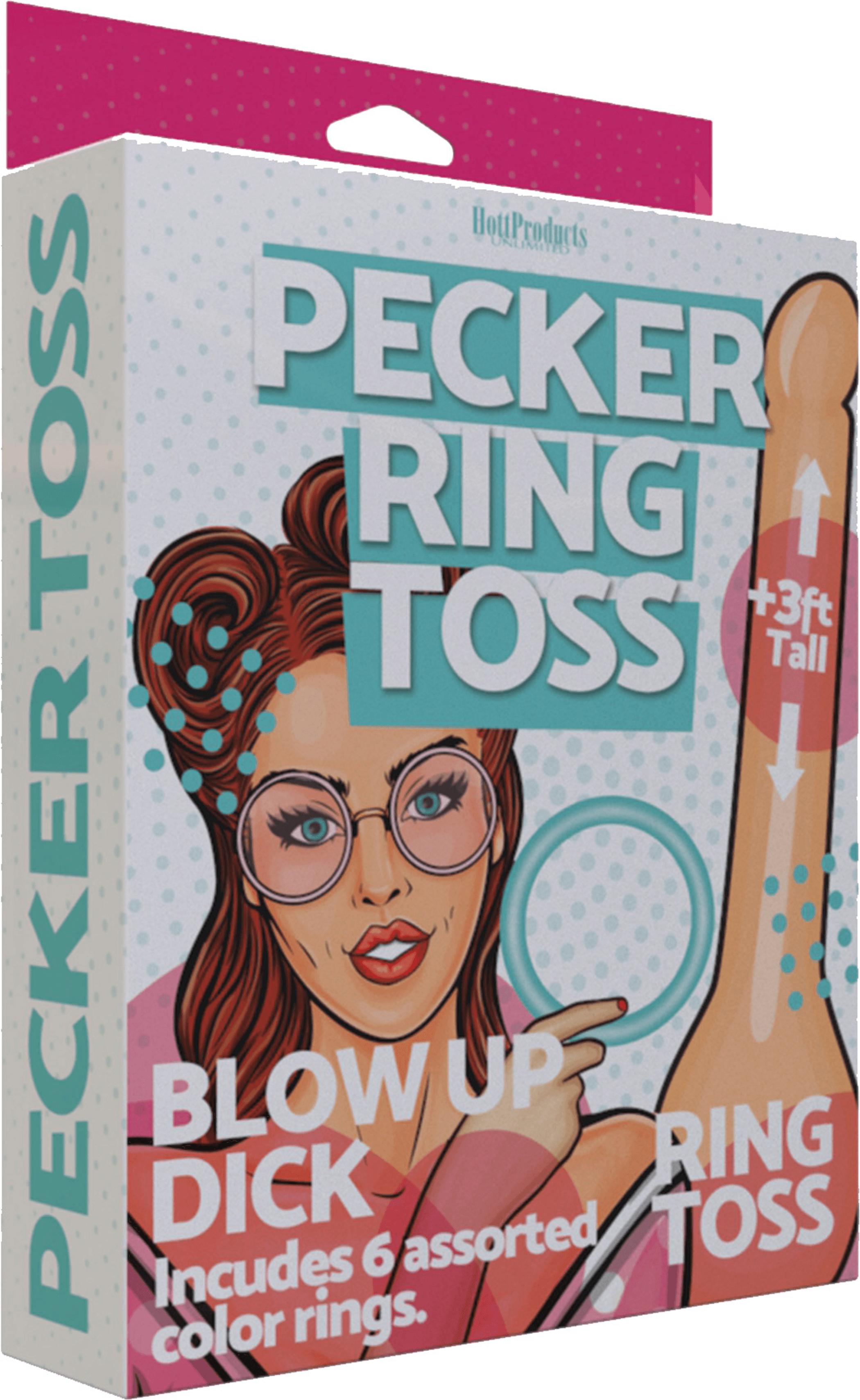 Inflatable Pecker Ring Toss Party Game