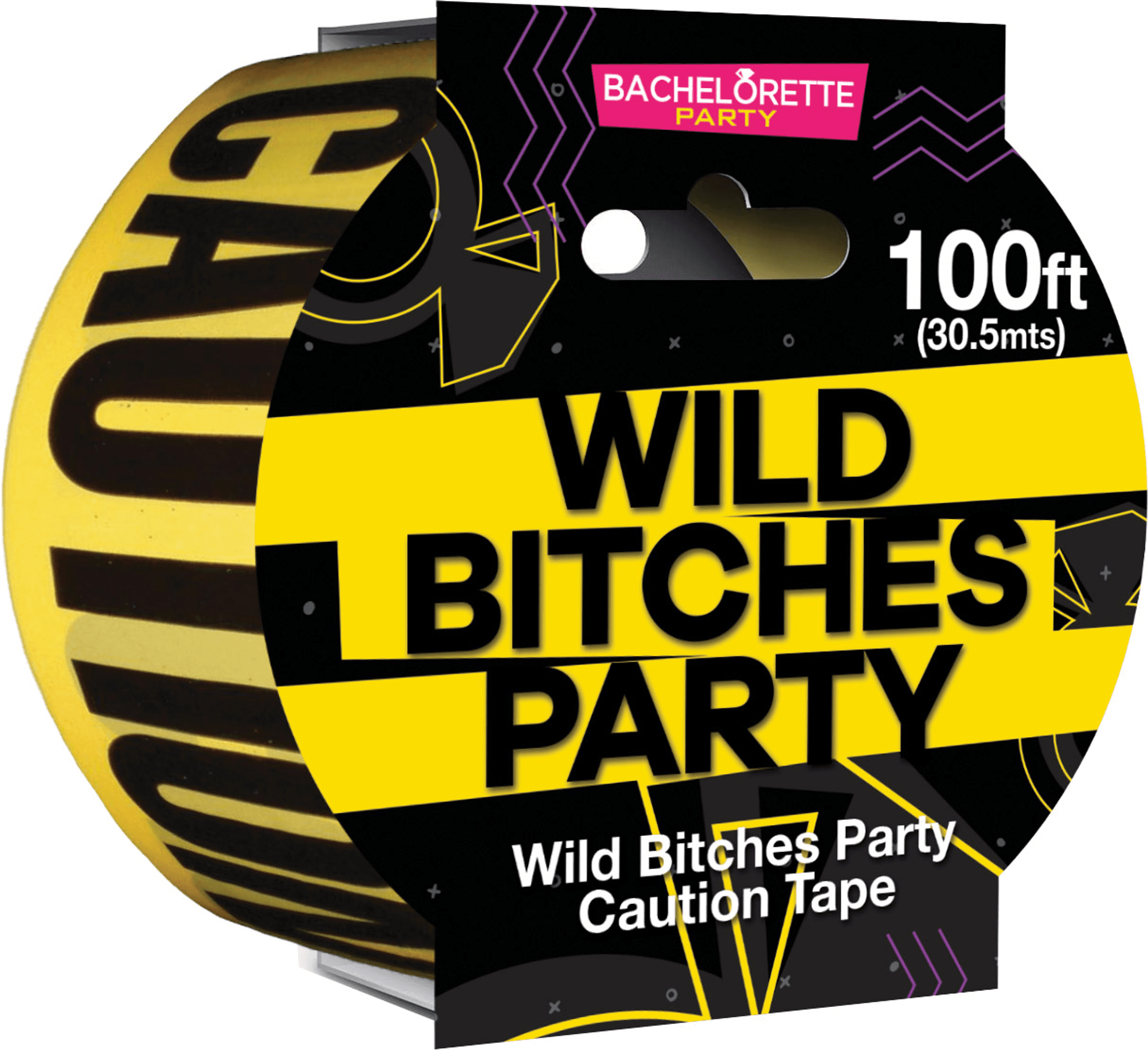 Wild Bitches Caution Tape | Cheeky Bachelorette Prop
