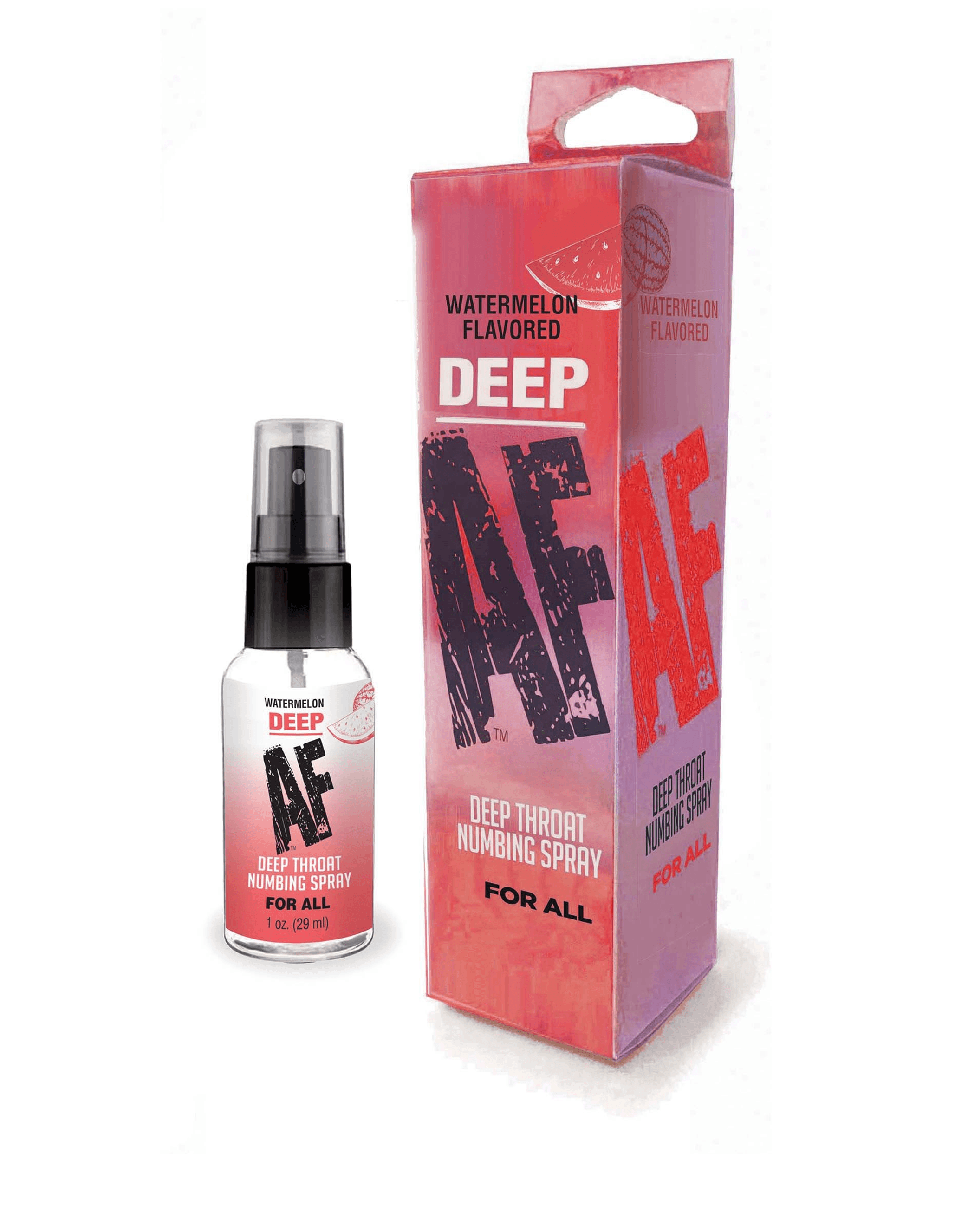 Deep AF Numbing Throat Spray, Watermelon