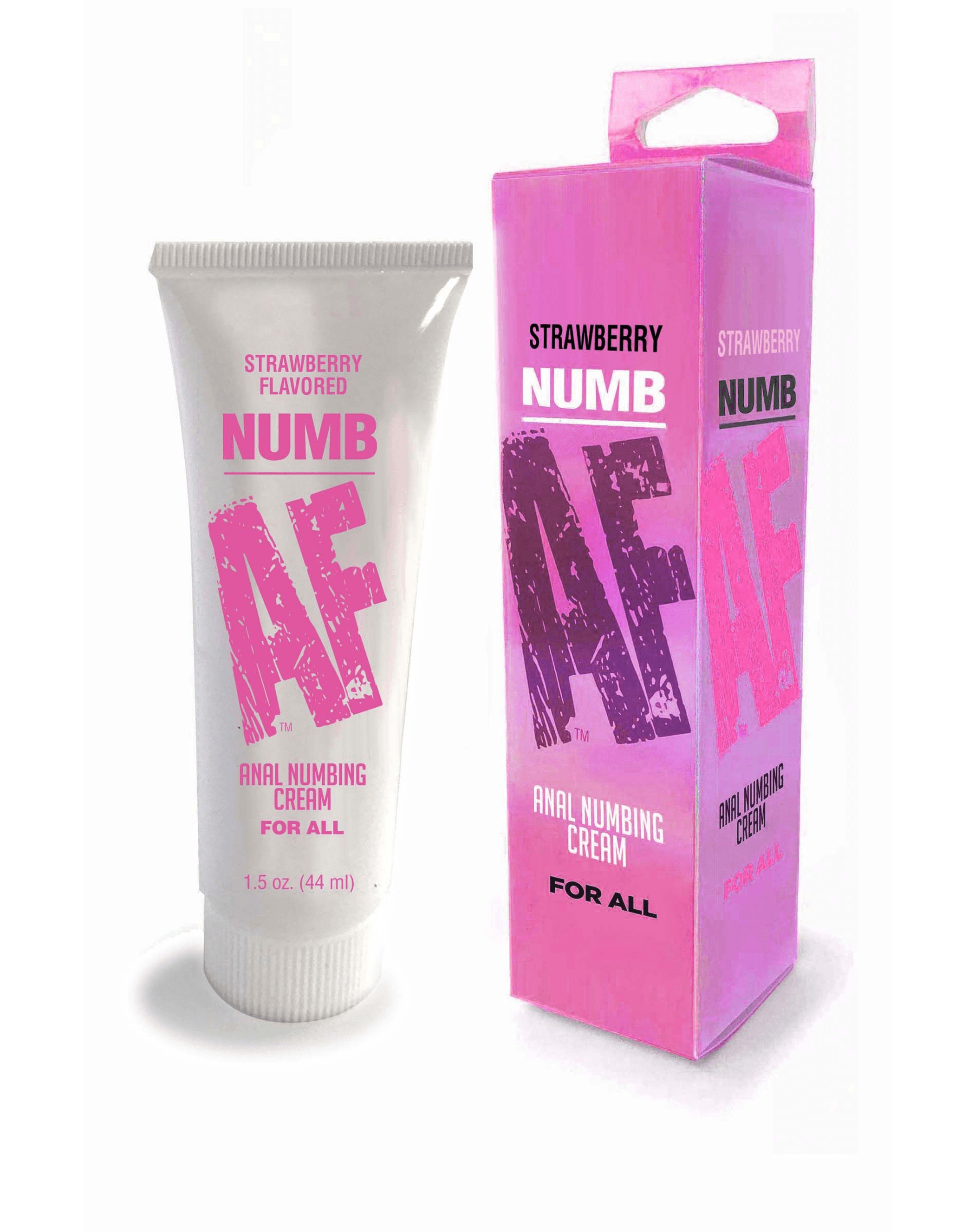 Numb AF Desensitizing Anal Gel Strawberry 1.5 oz