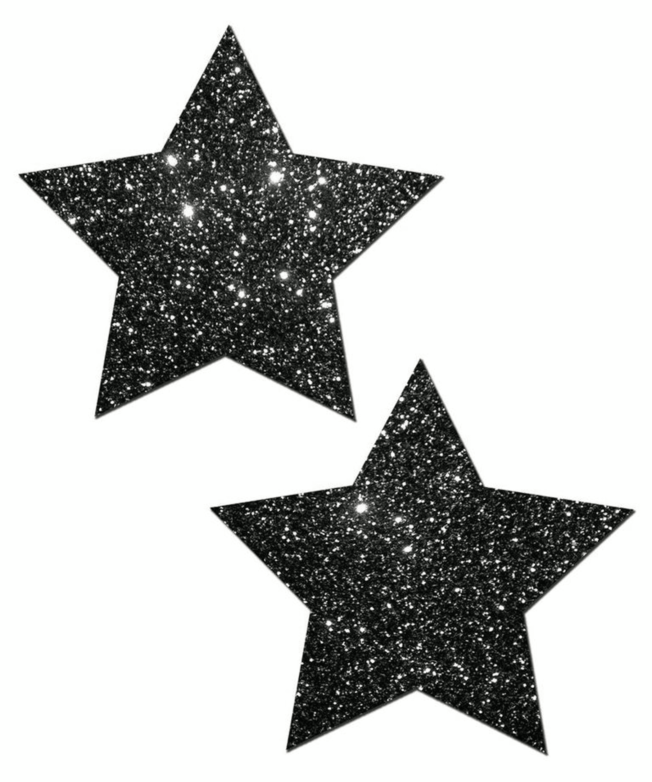 Rockstar Black Glitter Pasties