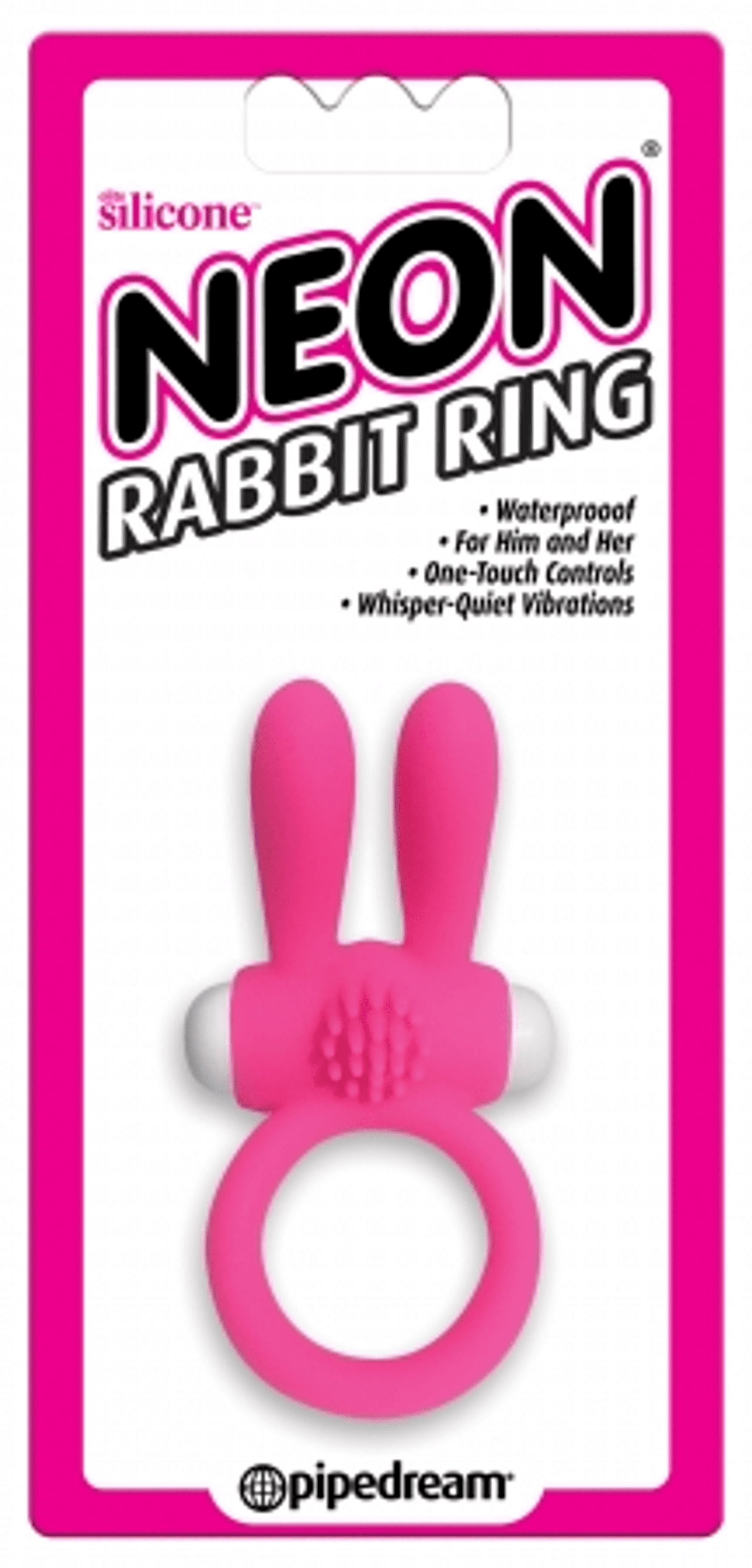 Neon Rabbit Ring Pink – Vibrating Love Ring