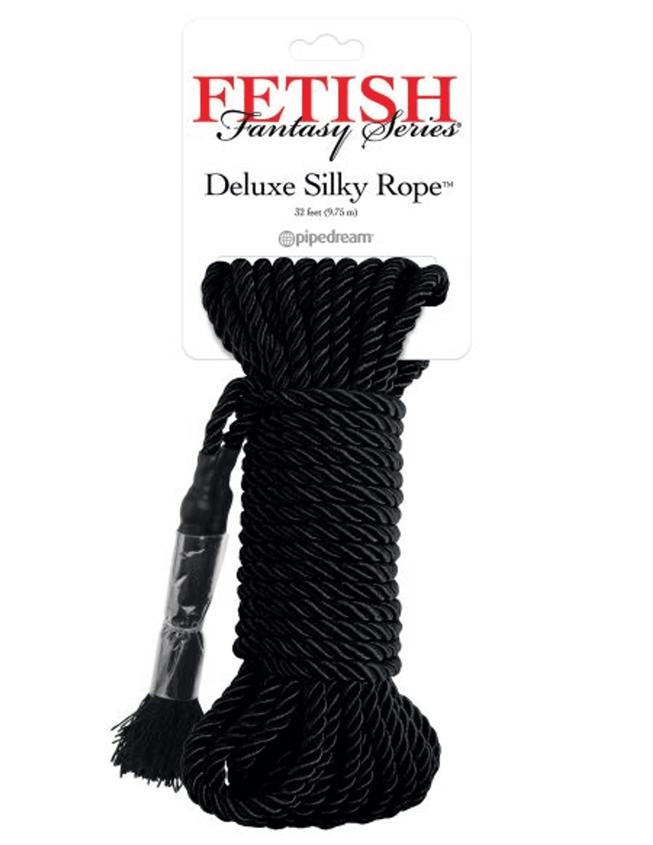 Fetish Fantasy Deluxe Silk Rope Black